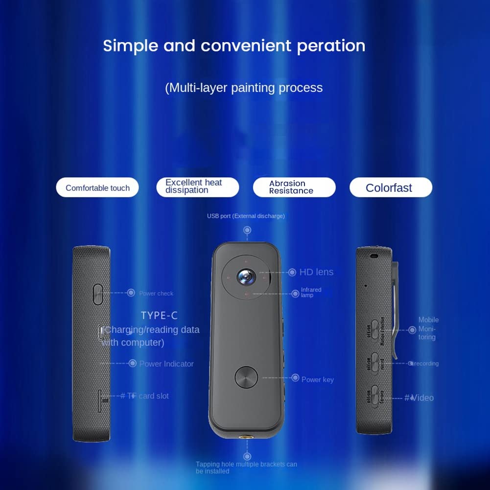 Sarpoer 1080P HD Waterproof Fishing Camera with 360° Panoramic View - Helmet Mountable Sports Action Camera for Diving, Cycling & Outdoor Adventures