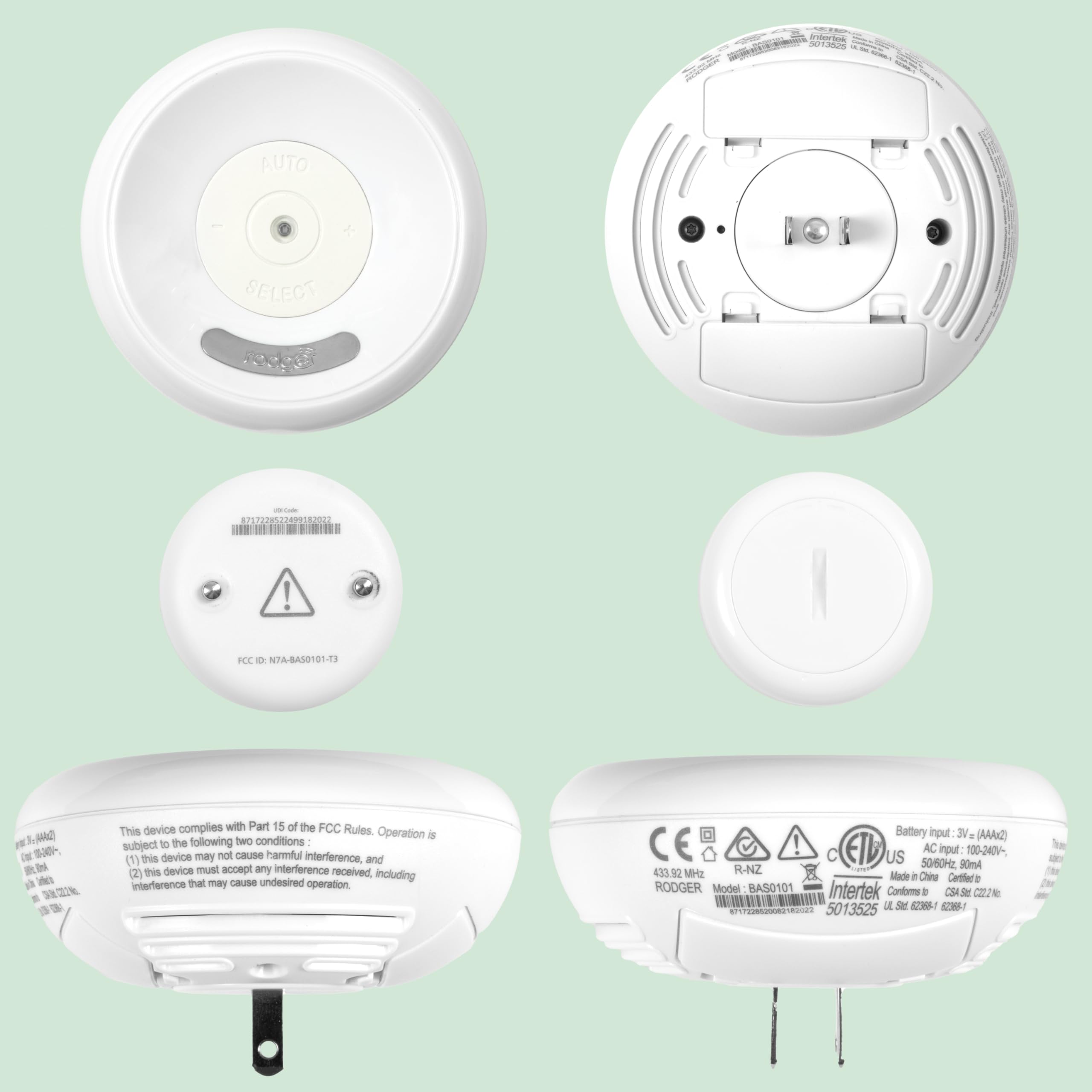 Rodger Wireless Bedwetting Alarm Kit for Kids - Most Effective Enuresis Solution with 2 Moisture Sensor Briefs, Waterproof Pad & Mobile App - Medium Size Lavender - Perfect for Overnight Protection and Potty Training