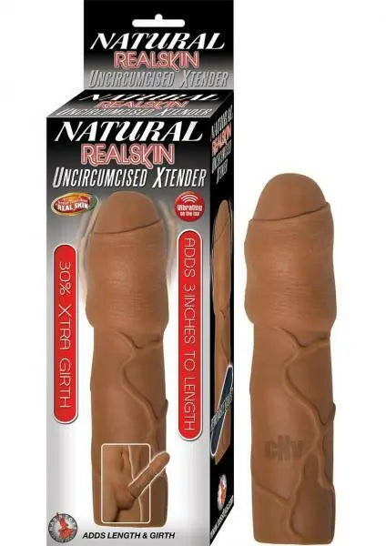 Natural Realistic Uncircumcised Penis Extender - Enhance Size & Performance for Men's Intimate Health & Confidence (Bedroom Use, Personal Growth)