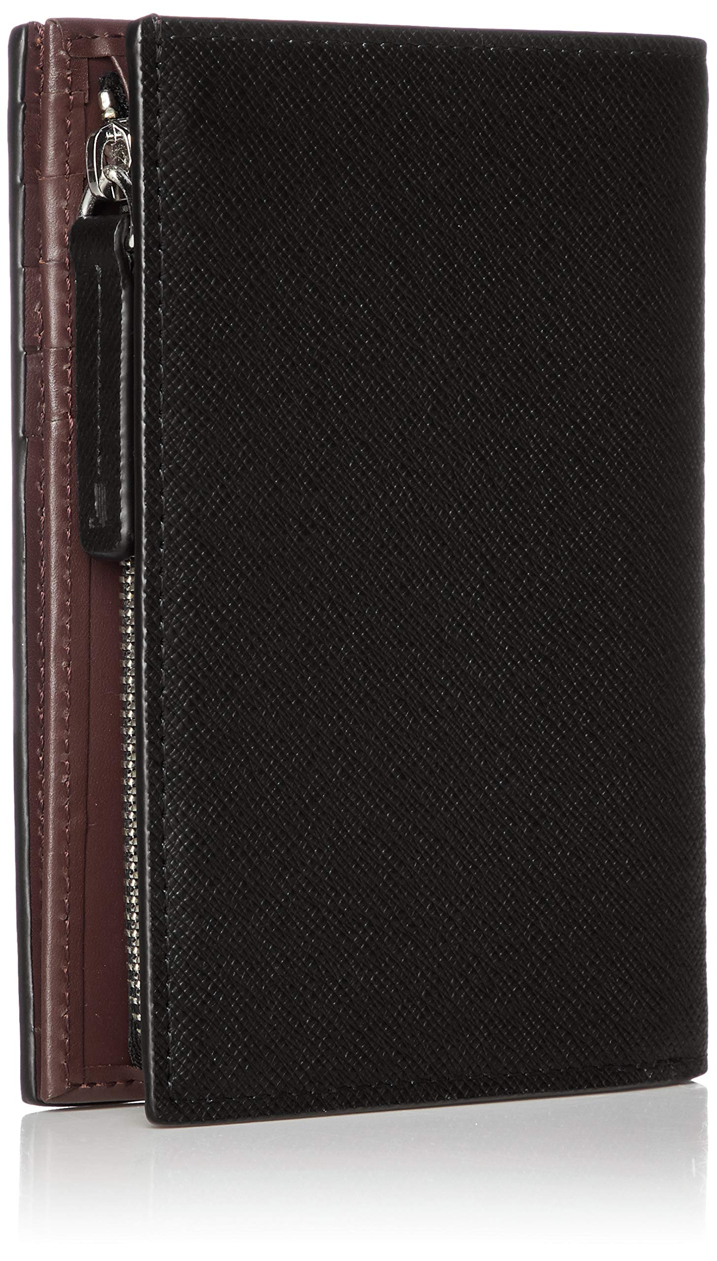 Men's Kuleur de Van Slim Folding Wallet with Coin Pocket - RFID Blocking Leather Bifold Wallet for Cash & Cards - Perfect for Travel, Business & Everyday Use