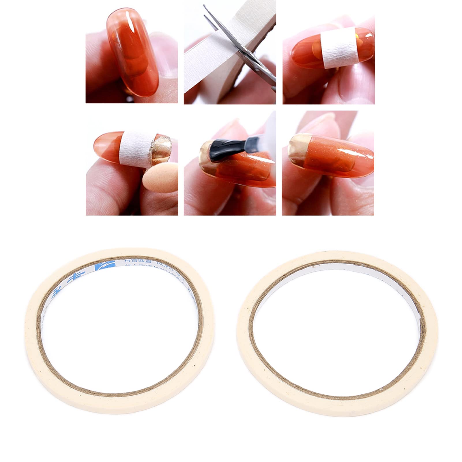 Professional Nail Art Tape - Safe & Reliable Manicure Stripe Tape for Salon & Home Use | DIY Nail Designs, French Tips & Creative Nail Art