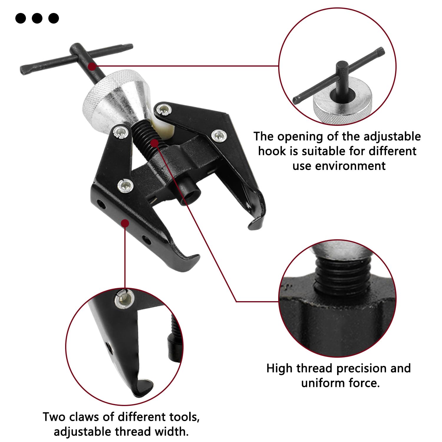 Professional Wiper Arm Puller & Battery Terminal Removal Tool - Heavy Duty Bearing Remover for Car Maintenance & Auto Repair | Perfect for Mechanics & DIY Enthusiasts