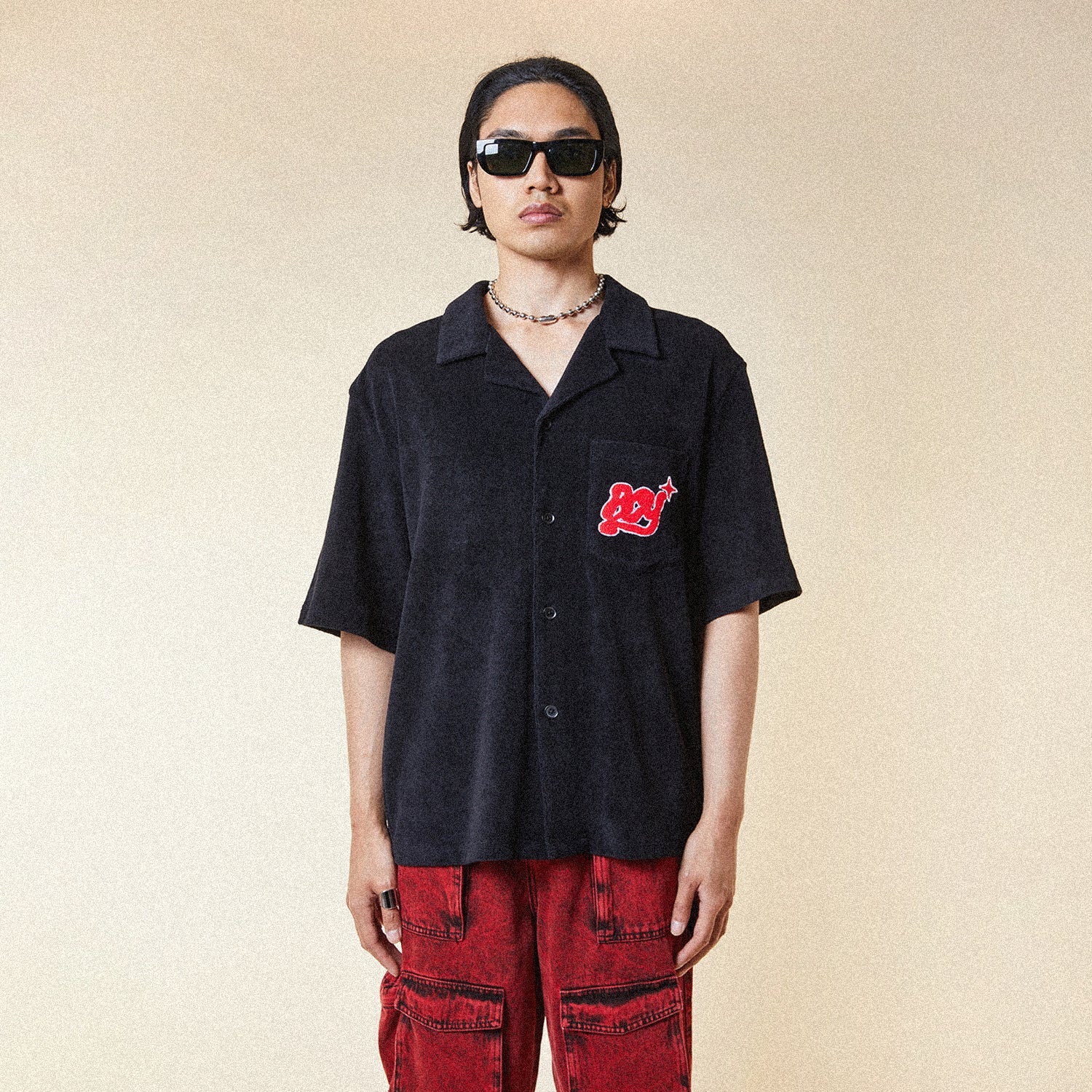 Open Studio Graphic Terry Shirt - Stylish & Comfortable Casual Wear for Men & Women | Perfect for Loungewear, Street Style & Everyday Outfits
