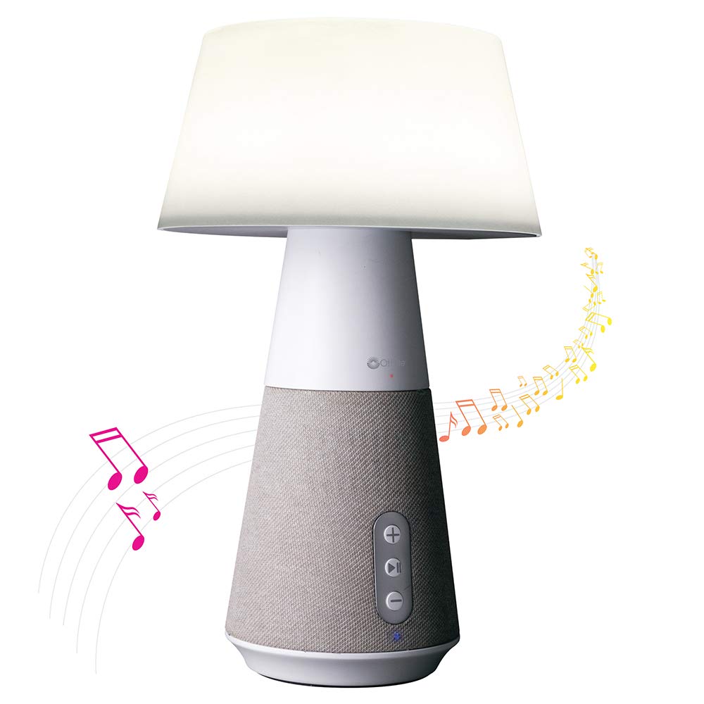 OttLite Entertain LED Speaker Lamp - Portable Bluetooth Speaker with Built-in Light for Home, Office, and Outdoor Use - Perfect for Reading, Working, and Relaxing