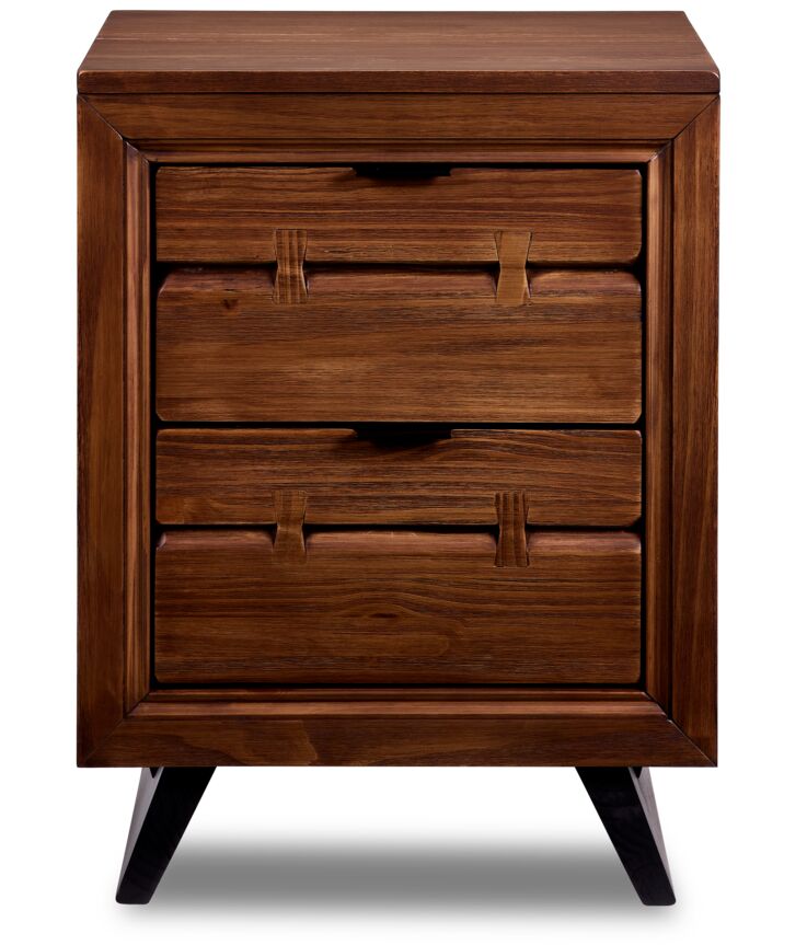 Rustic Brown Camila 5-Piece Full Bedroom Set - Complete Bed Frame, Nightstand & Dresser for Cozy Farmhouse Style Bedroom Decor