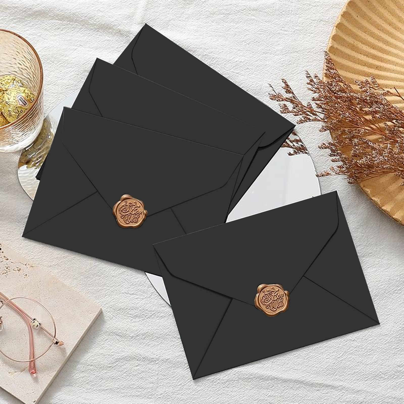 100-Pack 4x6 Envelopes for Invitations - A6 Size (6.5