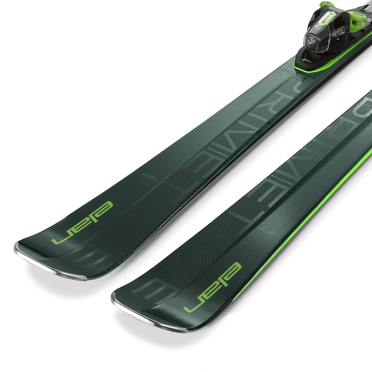 Elan PRIMETIME 33 FX Skis with EM 11.0 DB393019 Bindings 2025 - Perfect for All-Mountain Skiing and Freeride Adventures