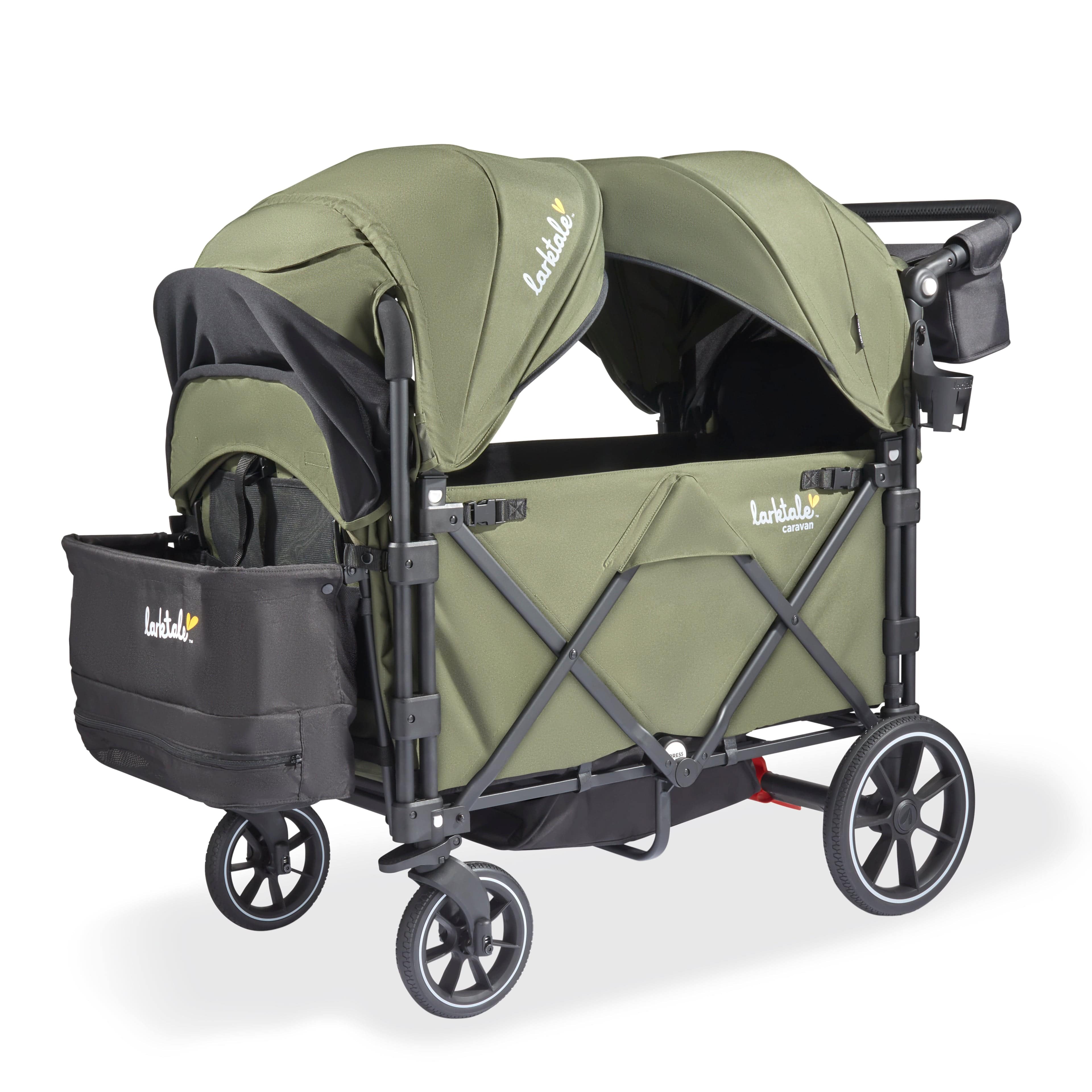 Larktale Caravan V3 All-Terrain Stroller Wagon for Kids - Lightweight, Foldable & Durable for Beach, Park, and Outdoor Adventures
