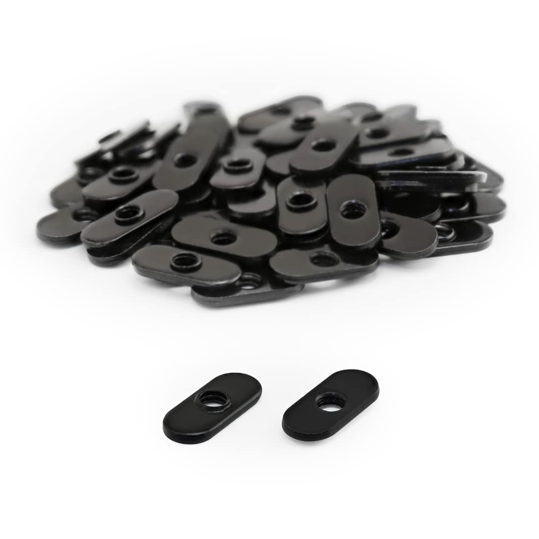 10 Series 1/4-20 Centered Slide T-Nuts (25 Pack) - Heavy Duty Steel Hardware for 8020 & 3382 Aluminum Extrusions | Perfect for DIY Projects, 3D Printers, CNC Machines & Industrial Framing