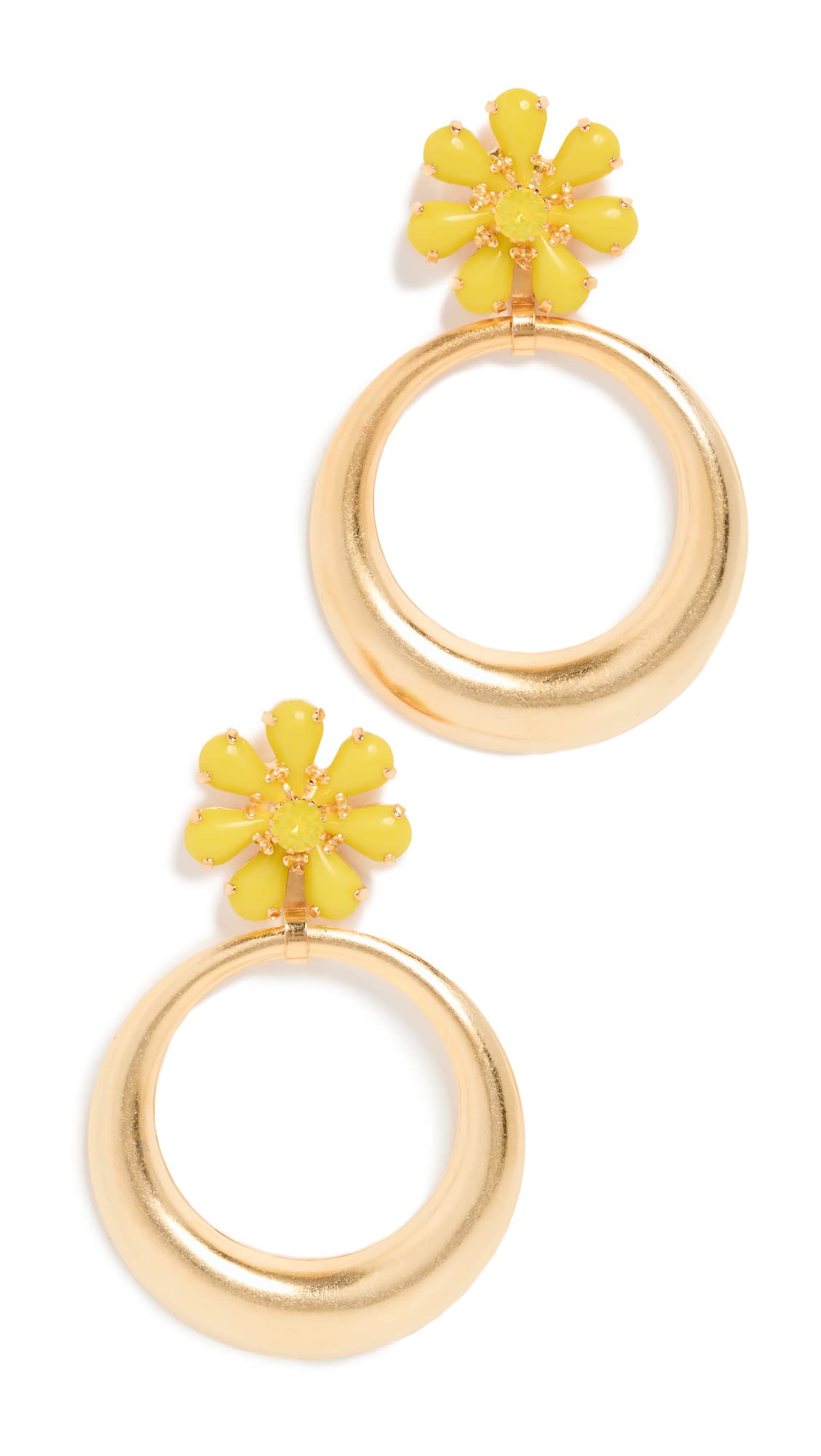 Elizabeth Cole Women's Radley Earrings - Elegant Gold Hoop Earrings for Women, Dainty & Stylish Jewelry Gift for Her | Perfect for Parties, Weddings & Everyday Wear