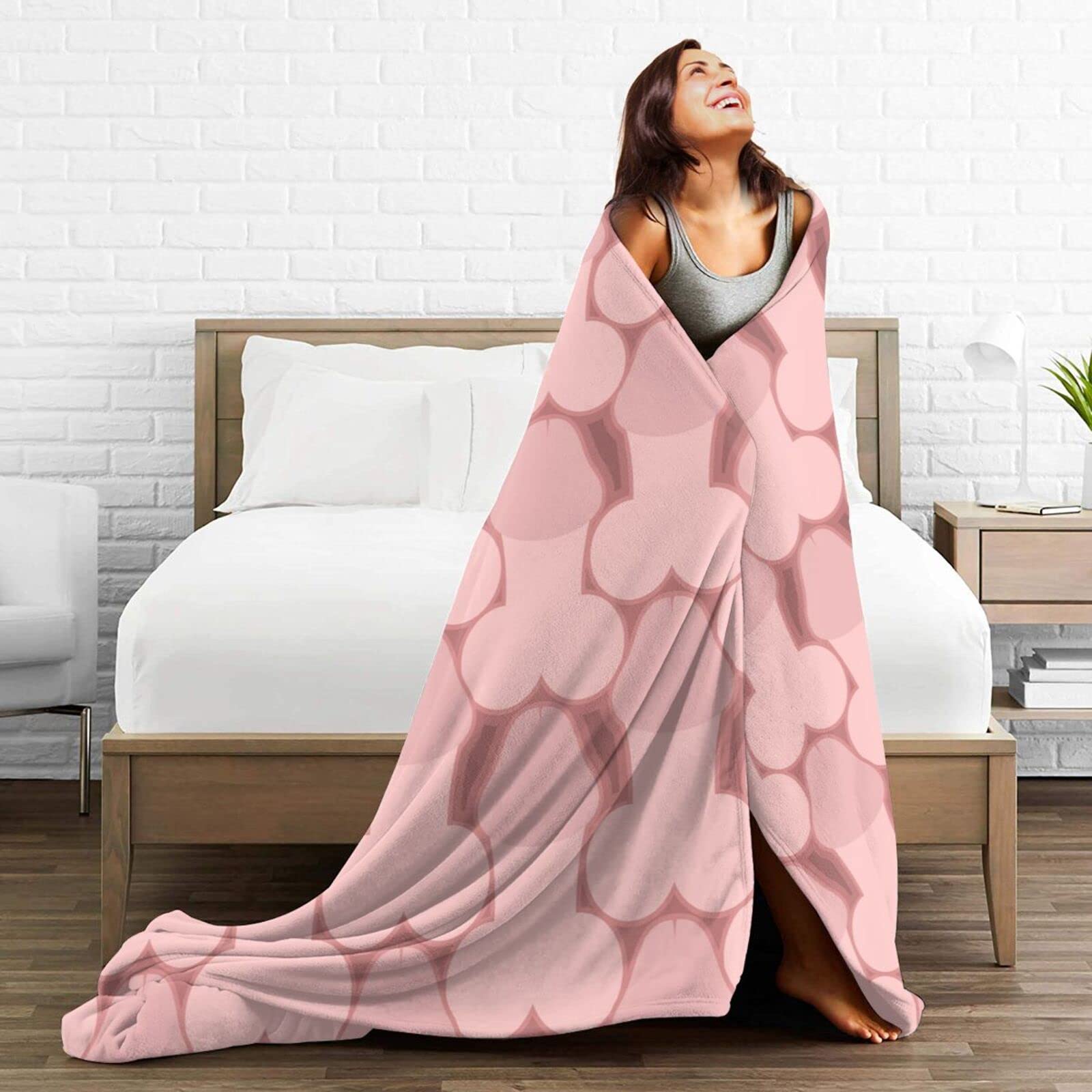 Soft Flannel Fleece Throw Blanket for Men - Cozy Warm Blanket for Bed, Sofa & Living Room - Perfect for Lounging, Netflix Nights and Winter Snuggles