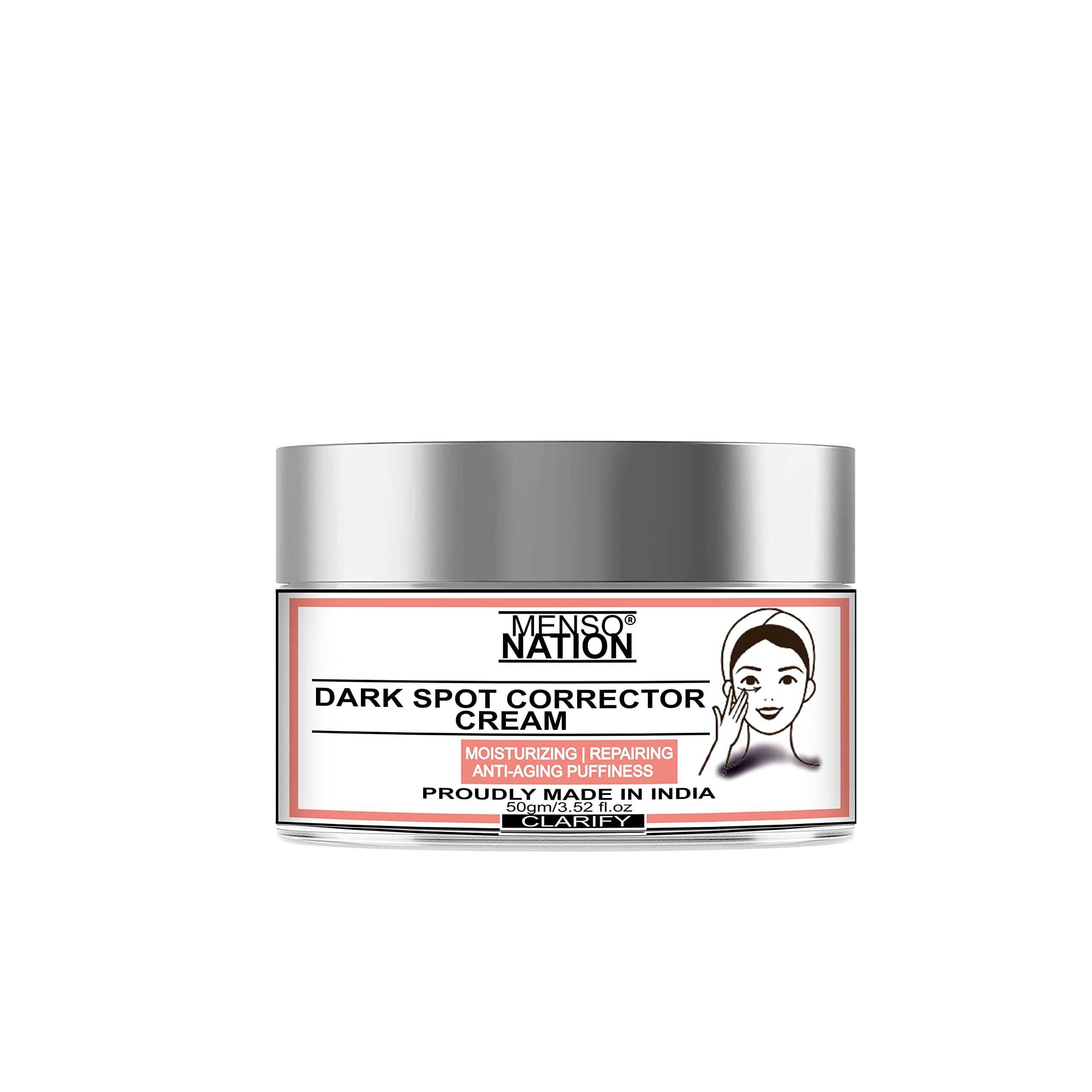 Mensonation Dark Spot Corrector Cream for Sensitive Skin - Brightening Treatment with Sepi White, Sepi Calm & Alpha Arbutin | Pigmentation & Dark Spot Remover | Perfect for Daily Skincare Routine & Hyperpigmentation Care