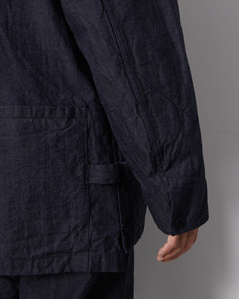 Premium NORAGI Work Jacket - Japanese Style Cotton Kimono Jacket for Men & Women - Comfortable Lightweight Outerwear for Casual Wear, Street Fashion & Workwear