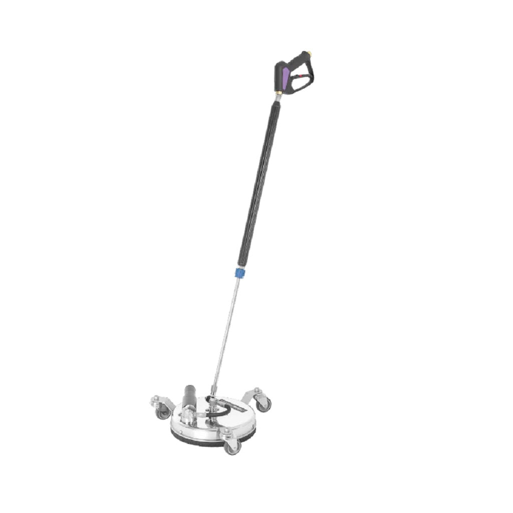 Mosmatic 12 Self Recovery Flat Surface Cleaner 4000psi - High Pressure Washer Attachment for Driveways, Patios & Concrete Cleaning - Perfect for Home and Commercial Use