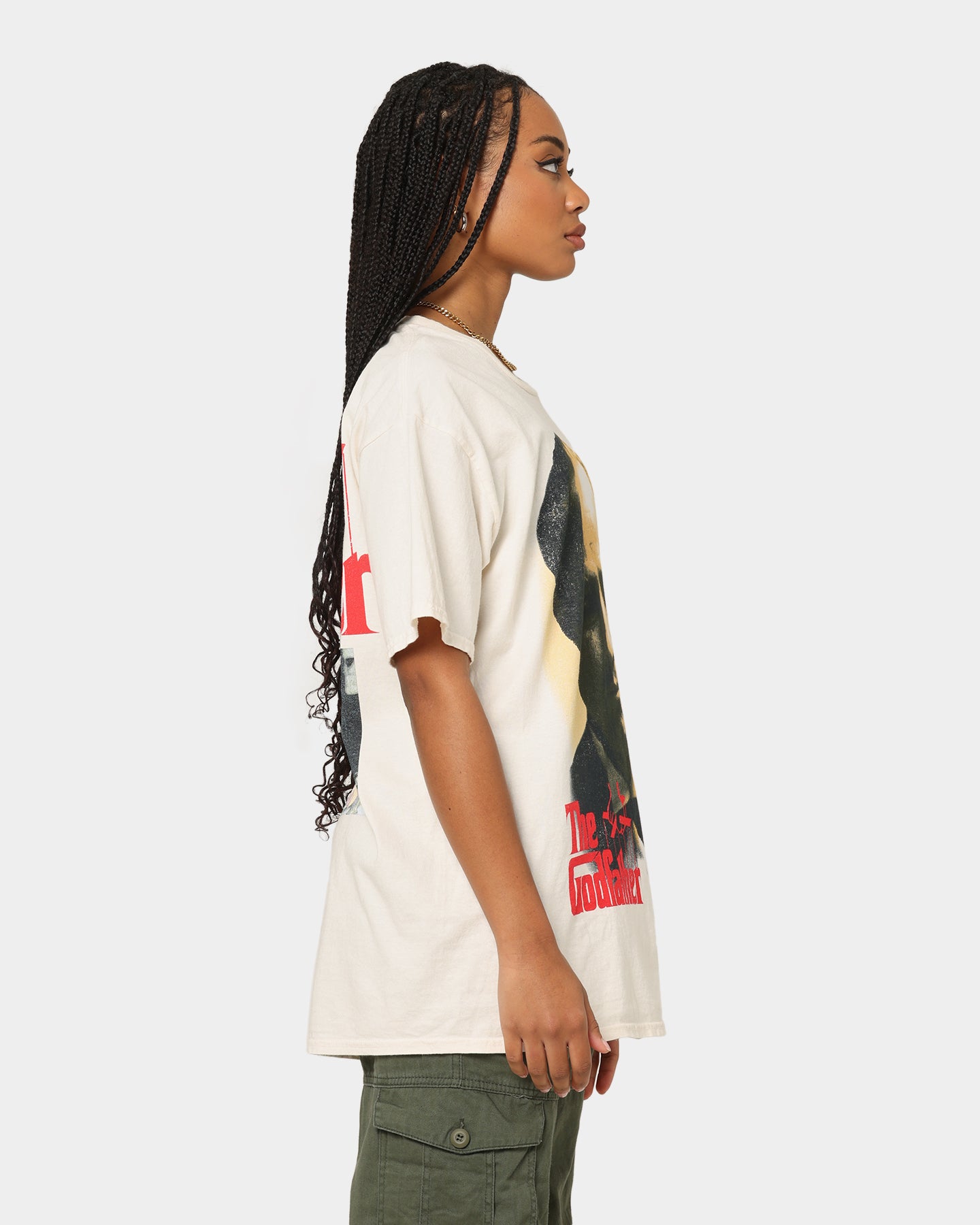 The Godfather Vintage T-Shirt - Off White | American Thrift | Movie Fan Gift, Casual Wear & Cosplay
