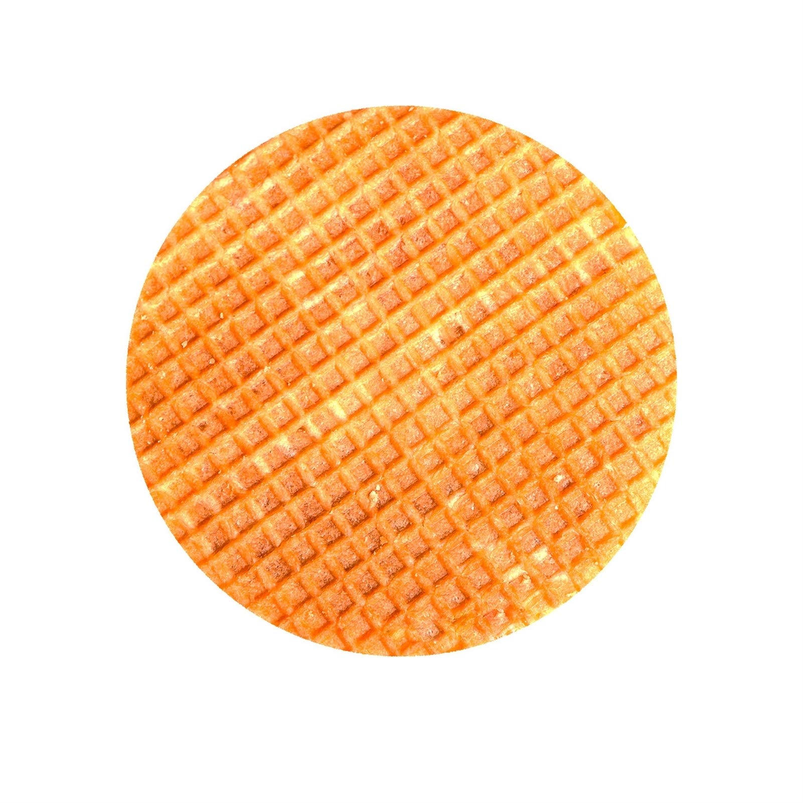 Liveinu Flannel Fleece Waffle Blanket - 35 Inch Round Throw Blanket with Funny Realistic Food Design | Cozy Wrap for Sofa, Bed, Picnics & Gifts