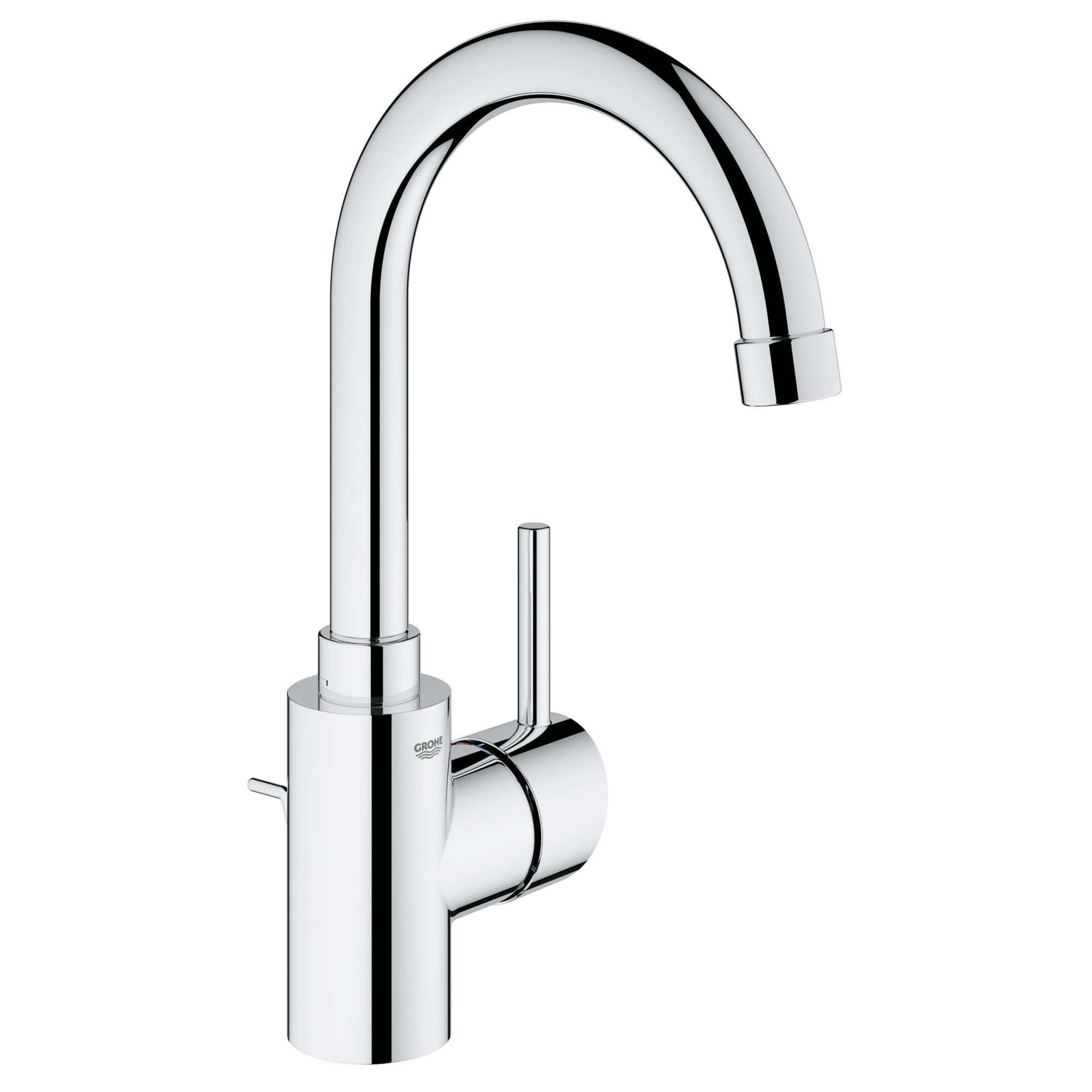 Concetto Centerset Single-Handle Single-Hole Bathroom Faucet - 1.5 GPM Low-Flow Water-Saving Design - Perfect for Modern Bathroom Vanities and Small Space Sinks