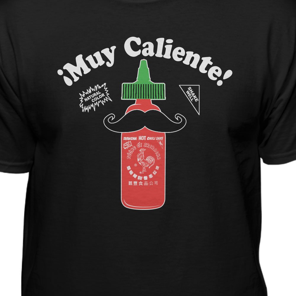 Official Sriracha Muy Caliente Hot Sauce Funny Humor T-Shirt | Spicy Food Lover Gift | Perfect for Cooking Enthusiasts & Hot Sauce Fans