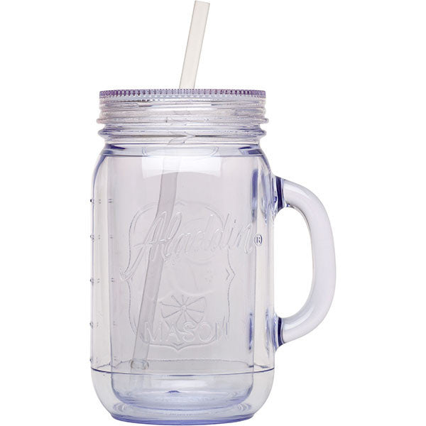 Aladdin Classic Insulated Mason Jar Tumbler 32oz (946mL) - Double Wall Vacuum Stainless Steel Water Bottle for Coffee, Tea & Cold Drinks - Perfect for Home, Office, Travel & Outdoor Activities