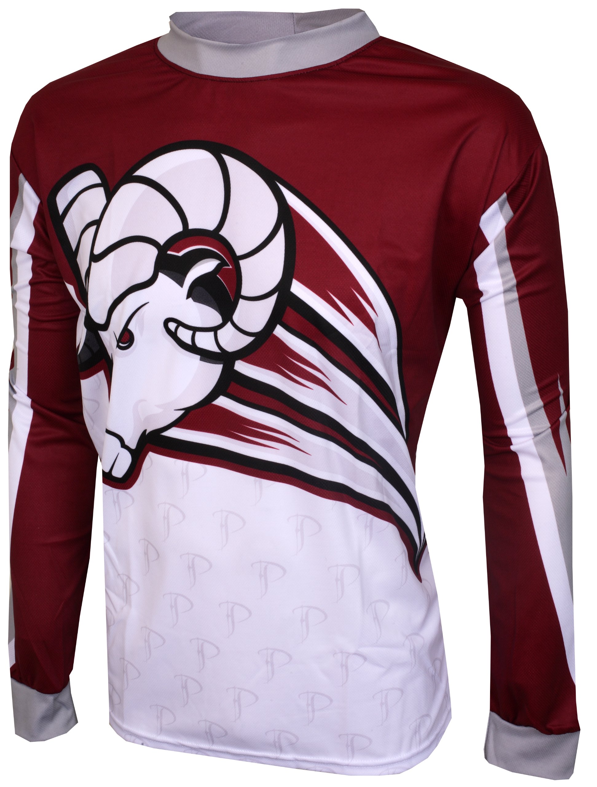 NCAA Philadelphia Rams Mountain Bike Jersey - Breathable Cycling Shirt for Men & Women - Perfect for Road Biking, Mountain Trails & Outdoor Sports