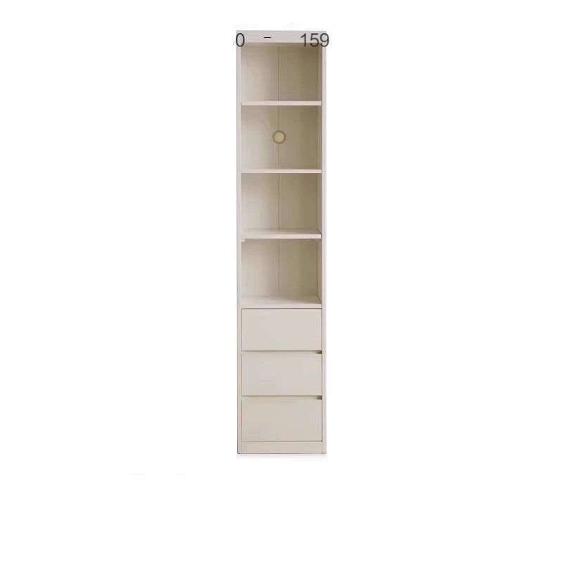 Solid Poplar Wood Bookcase - Wall to Ceiling Bookshelf with Adjustable Shelves for Home Office, Living Room & Library Storage