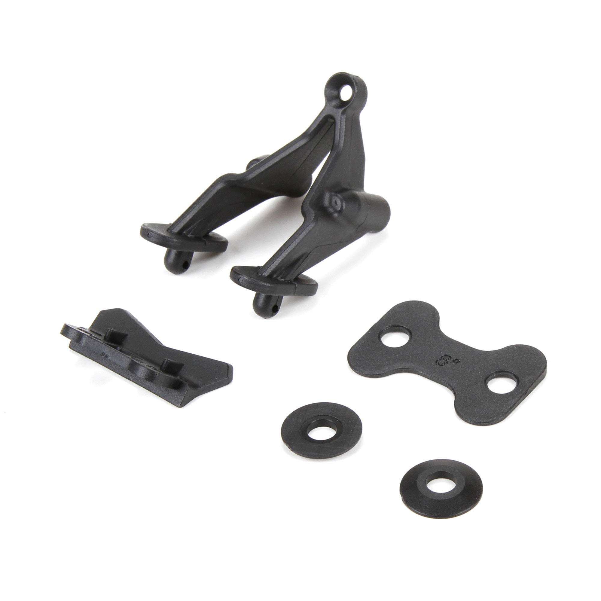 Team Losi Racing Wing Stay Set Rear Bumper for 22 3.0 - Durable RC Car Upgrade Part for Off-Road Racing & Bashing