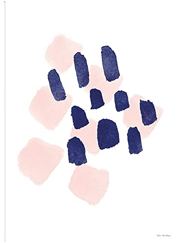 Navy and Pink Strokes