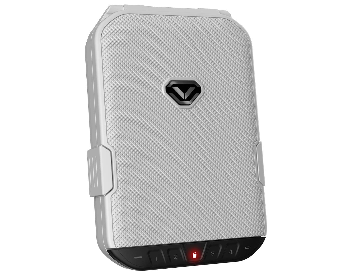 VAULTEK LifePod Secure Waterproof Travel Case - Rugged Electronic Lock Box for Handguns, Valuables & Travel Essentials | Portable Organizer with Backlit Keypad (Alpine White) | Ideal for Air Travel, Camping & Home Security