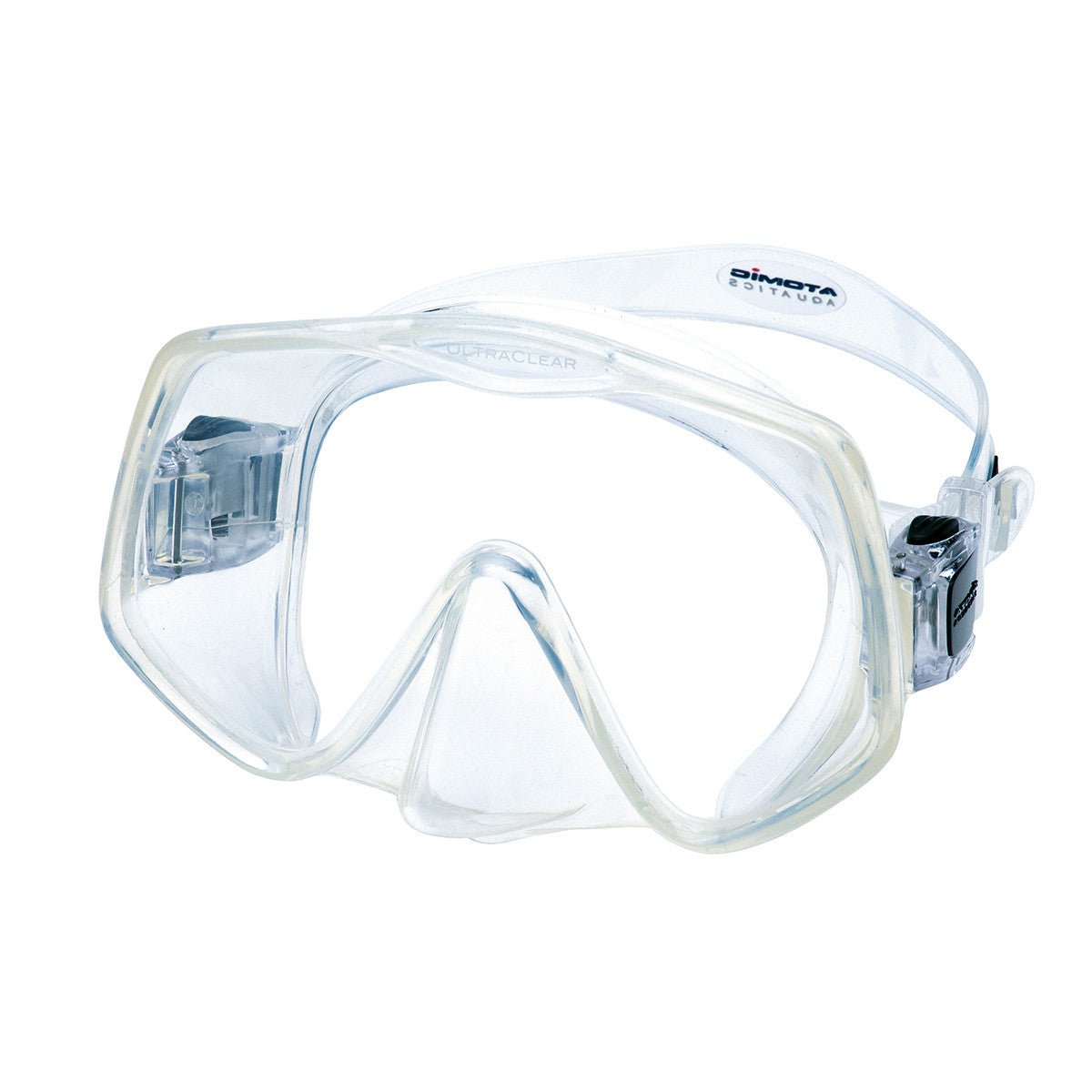 Atomic Aquatics Frameless 2 Single Lens Scuba Diving Mask - Clear Panoramic View for Underwater Exploration, Snorkeling & Scuba Diving Adventures