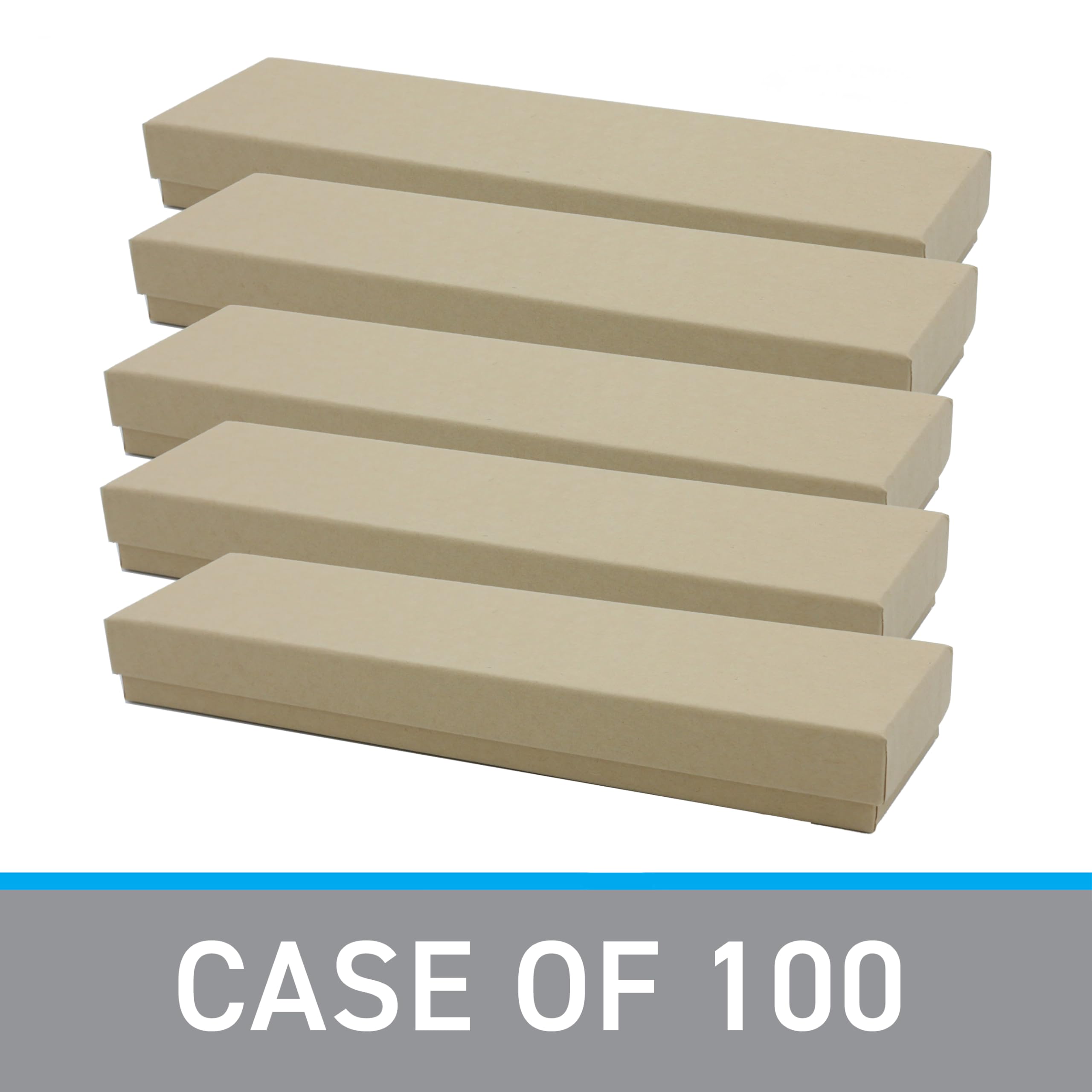 SSWBasics 100% Recycled Cotton Filled Kraft Jewelry Gift Boxes - 8