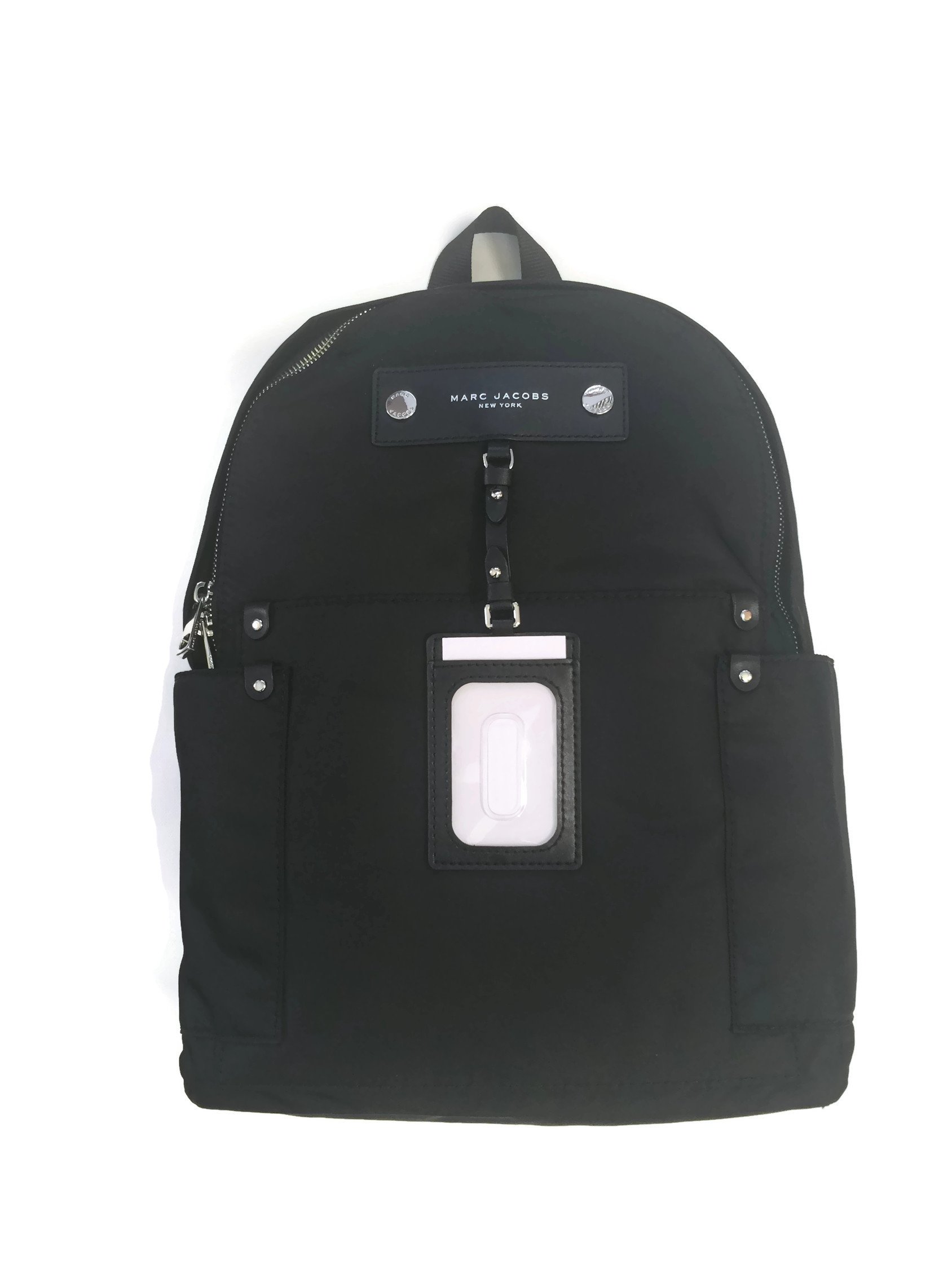 Marc Jacobs Nylon Backpack for Women & Men - Large Black Water-Resistant Travel Backpack for School, Work, Gym & Outdoor Adventures