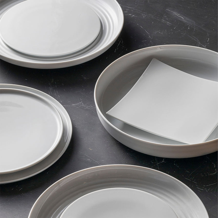 Costa Nova Resonance Square Plate - Elegant Ceramic Dinnerware for Modern Dining & Entertaining | Perfect for Restaurants, Weddings & Home Decor