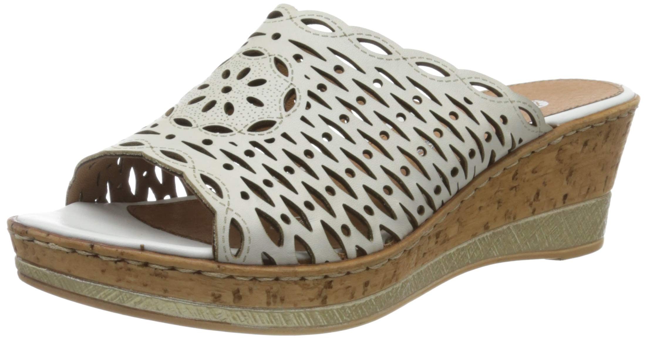 Remonte Women's Comfortable Slip-On Mules - Soft Memory Foam Sandals for Women, Casual House Slippers & Summer Slide Shoes - Perfect for Home, Office, and Outdoor Wear