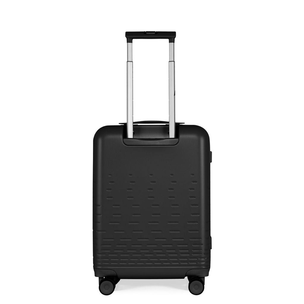 Epic Spin 55cm Lightweight Carry-On Luggage - Matte Black Suitcase for Travel, Business Trips & Weekend Getaways