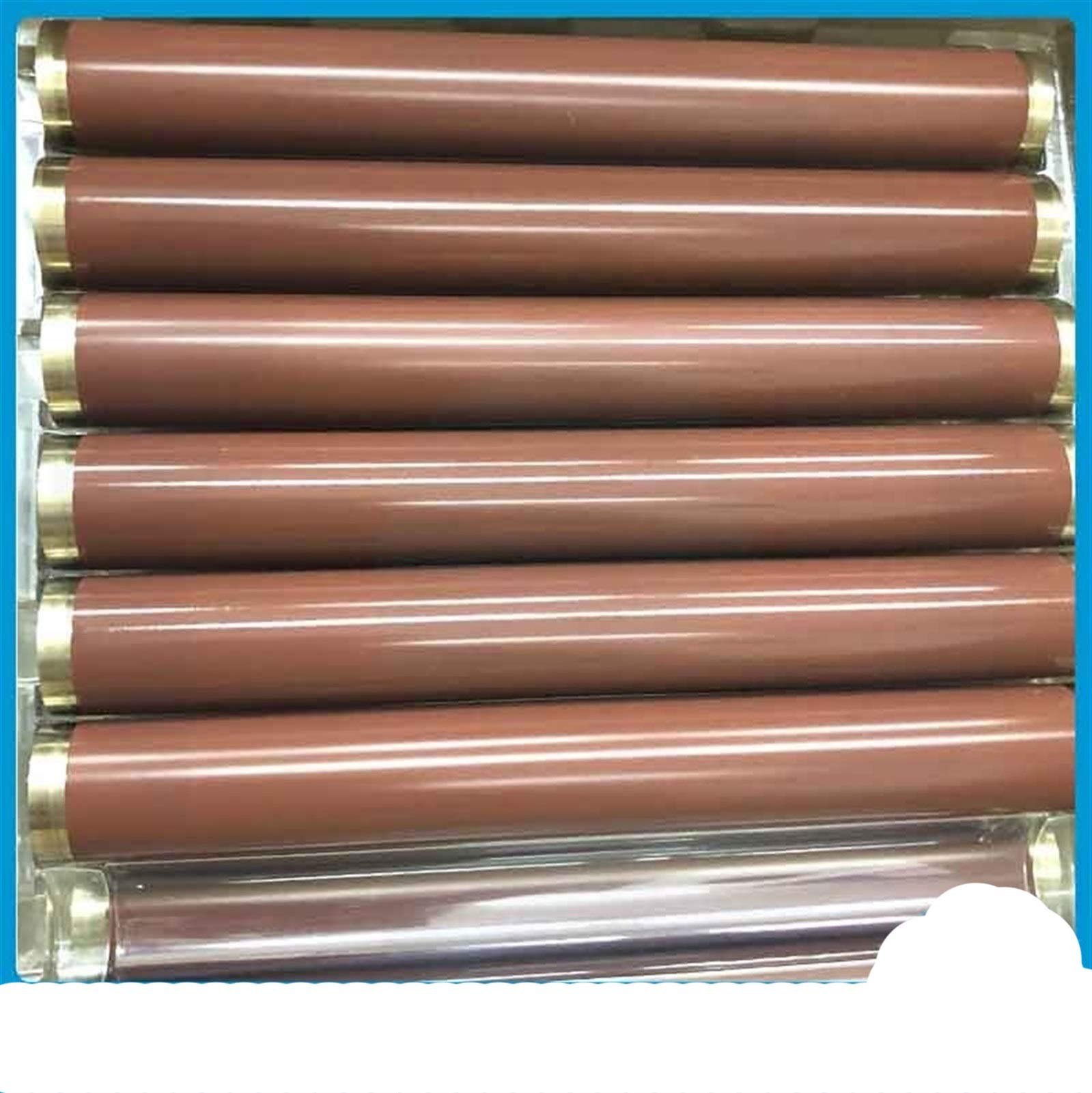 Original New Brown Fuser Film Sleeve RM1-4554 RM1-8396 RM1-7395 - Compatible Replacement for HP LaserJet P4014 P4015 P4515 M4555 M630 M601-M606 Series Printer Accessories | Office & Home Printing Supplies