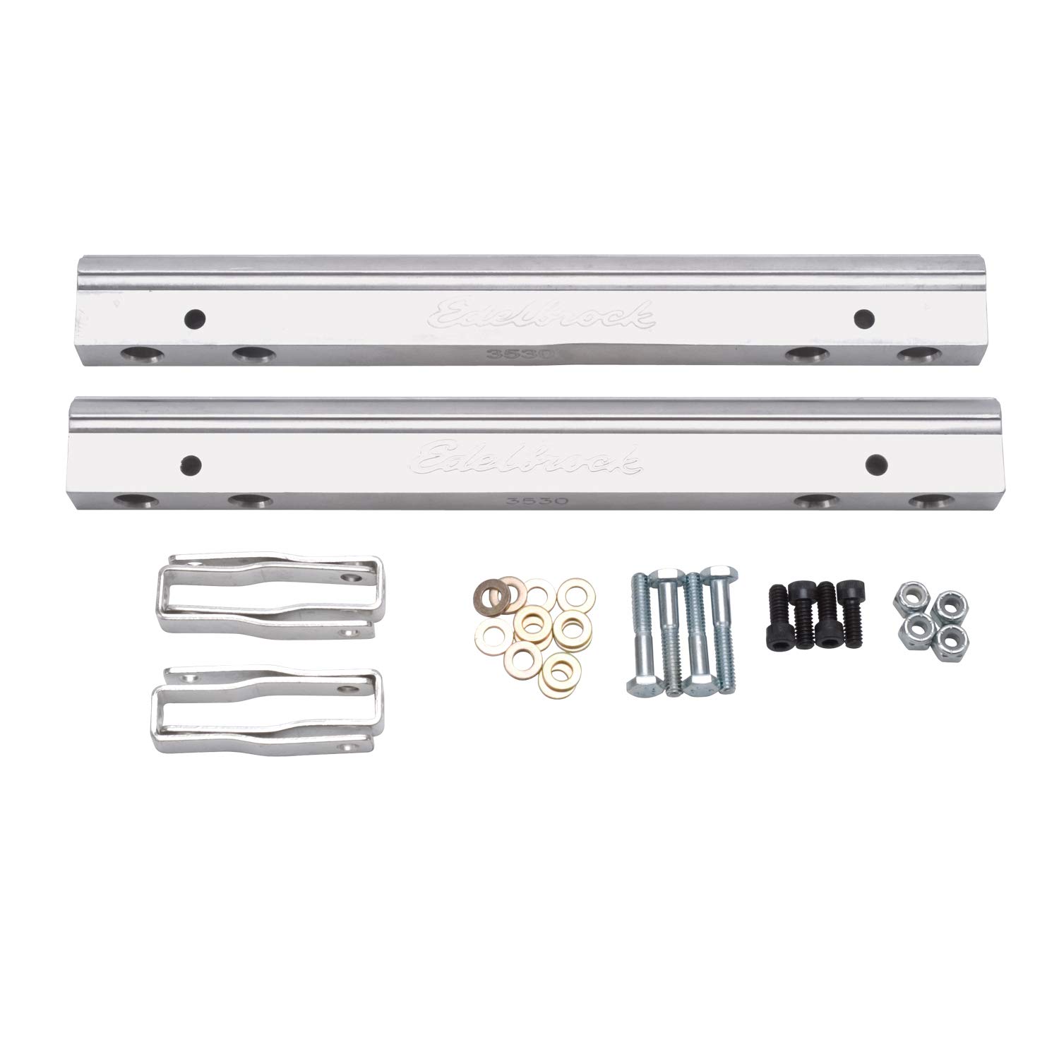 Edelbrock 3630 Fuel Rail Kit - High Performance Aluminum Fuel Rail for Chevy LS Engines - Perfect for Racing, Street Performance & Engine Upgrades