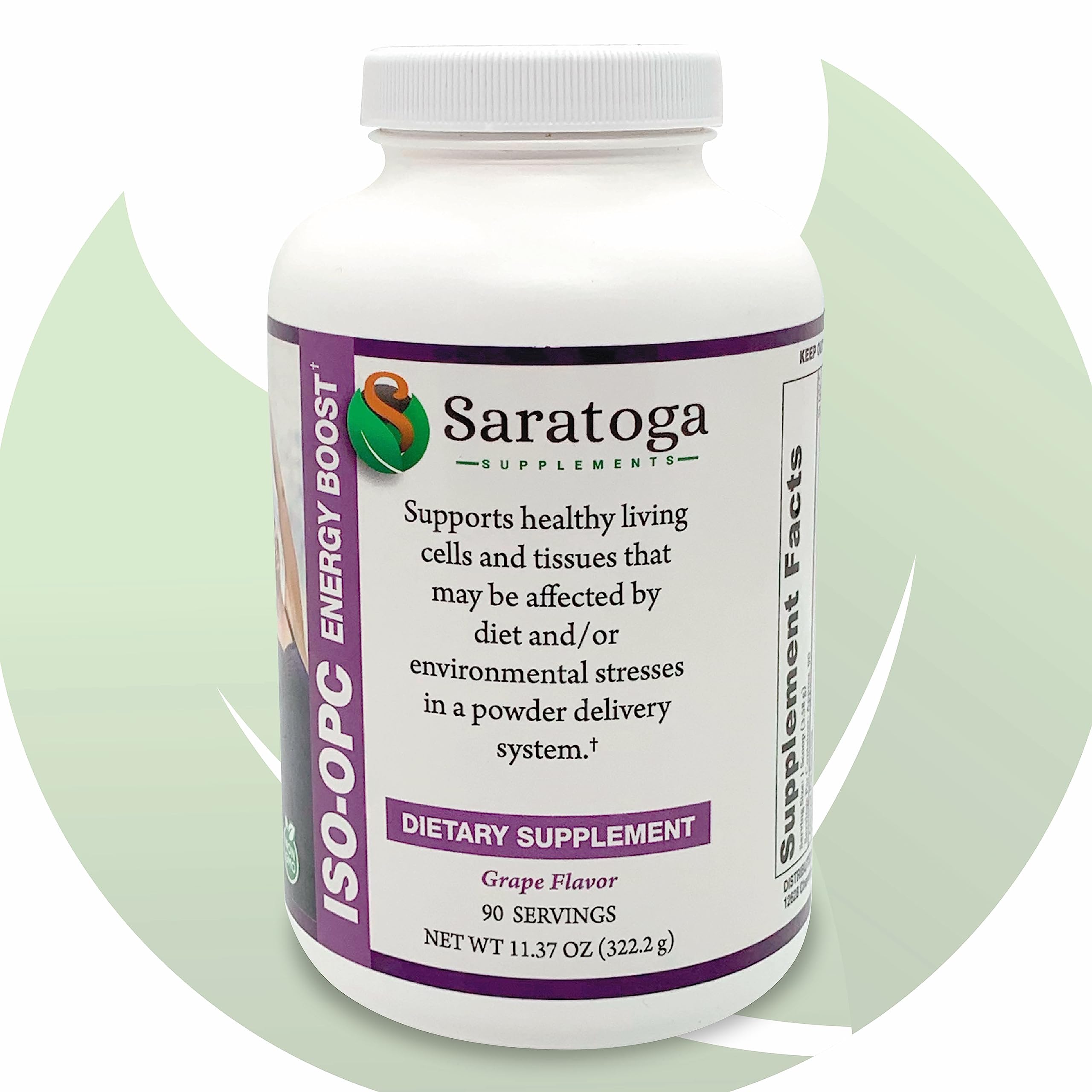 OPC ISOTONIC Powder Antioxidant Supplement - 3000mg per Serving, 90-Day Supply - Supports Immune Health & Cellular Protection for Active Lifestyles