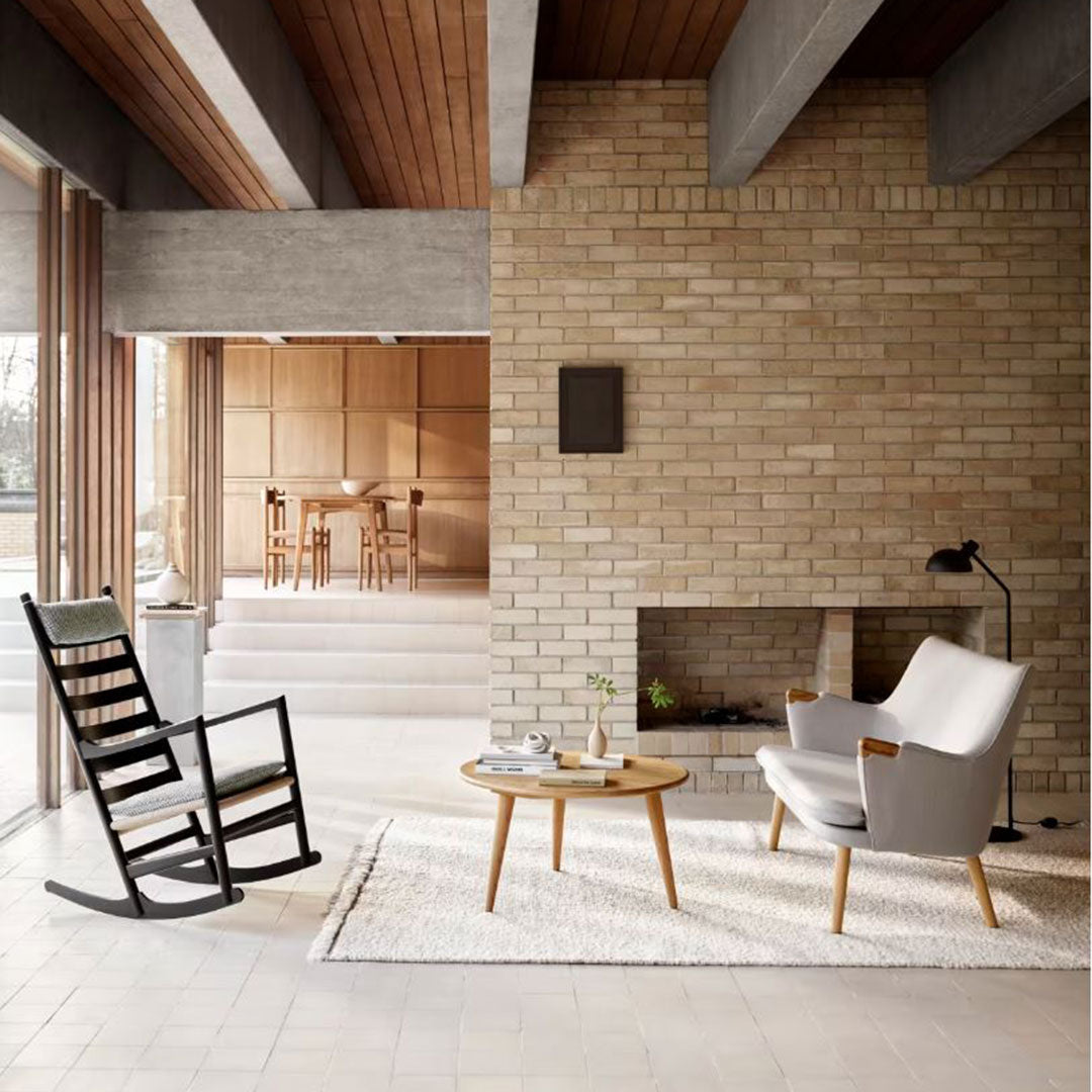 CH45 Rocking Chair - Comfortable Wooden Rocking Chair for Living Room, Nursery & Porch - Perfect for Relaxing, Nursing & Reading