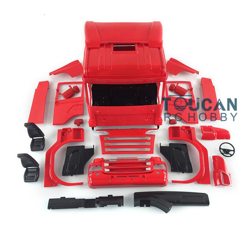 1/14 Scale TAMIYA RC Tractor Truck DIY Model Kit - 3 Axles Remote Controlled Midtop Cabin Shell for Hobbyists | Perfect for RC Car Enthusiasts & Collectors | Great for Racing, Display & DIY Projects