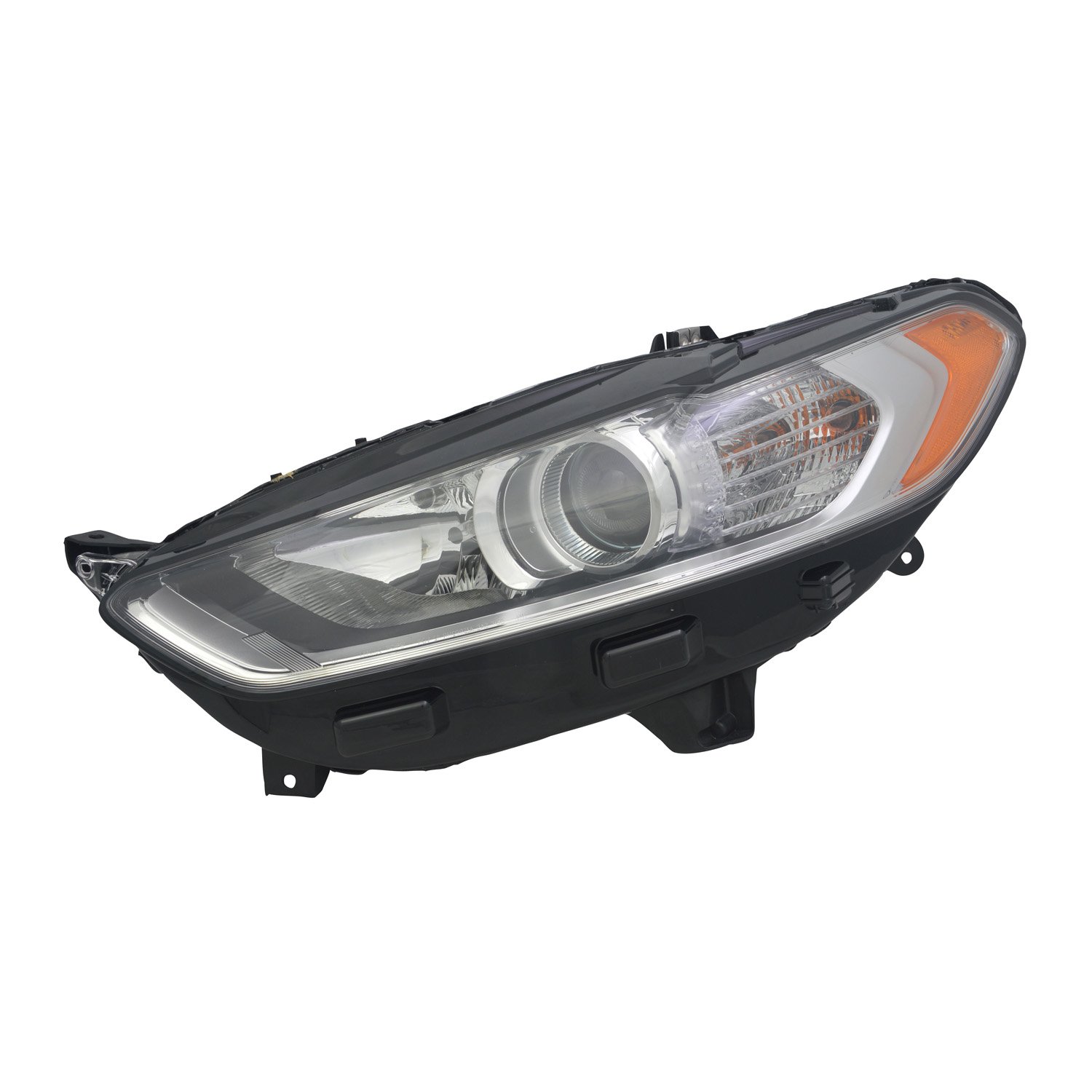 OE Replacement Headlight Assembly Compatible with FORD FUSION 2013-2015 - Driver & Passenger Side - Partslink FO2502304 - Perfect for Night Driving & Foggy Conditions