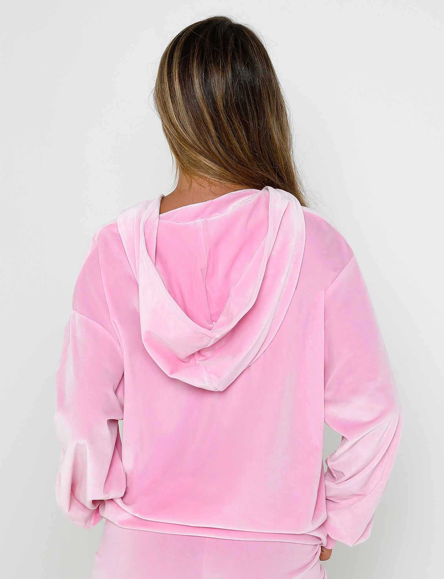 ERICKA HOODIE - Soft Pink Women's Pullover Sweatshirt | Cozy Casual Wear for Everyday & Lounge