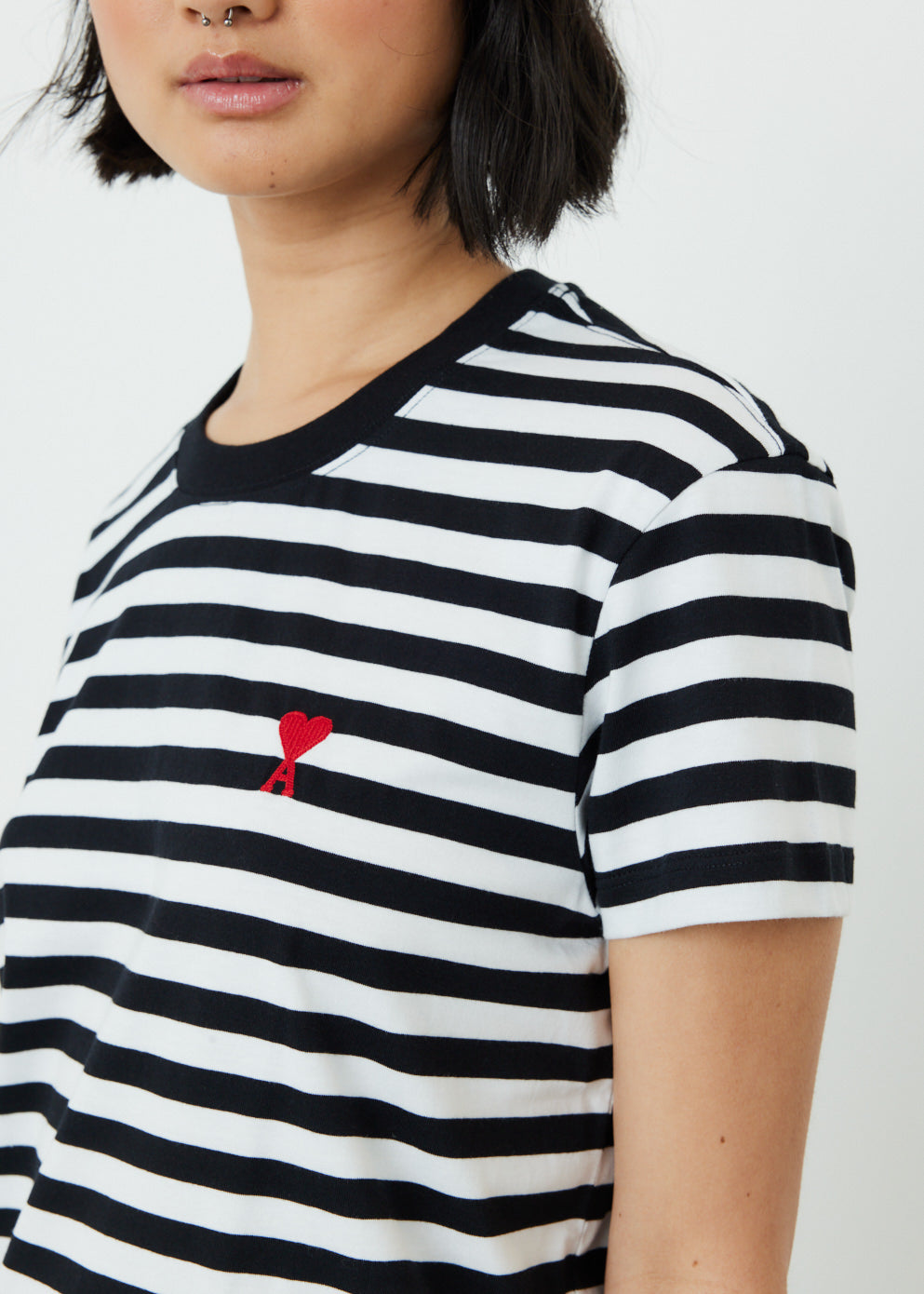 Ami De Coeur Mariniere T-Shirt for Women - Classic Breton Striped Short Sleeve Top | Perfect for Casual Wear, Beach Outfits & French Style Fashion