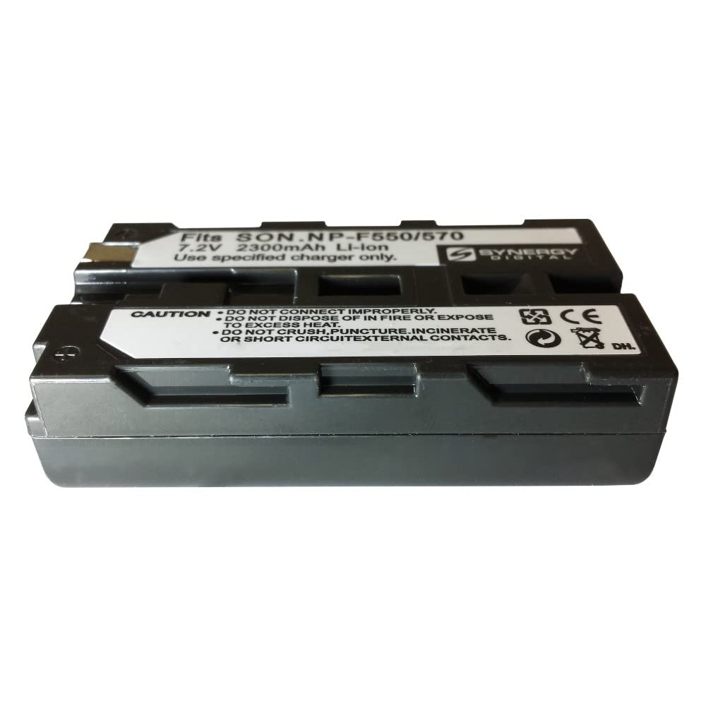 Synergy Digital Camcorder Replacement Batteries - 4-Pack Li-Ion 7.4V 2000mAh for Uniross VB101747 - Perfect for Travel Vlogging, Home Videos & Outdoor Filming