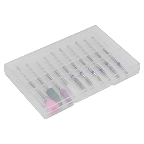 Professional Nail Drill Bits Set - High Hardness Carborundum Quartz Grinding Bits for Manicure & Pedicure | Perfect for Nail Salons & Home Use | DIY Nail Art, Acrylic Nails & Gel Polish Removal
