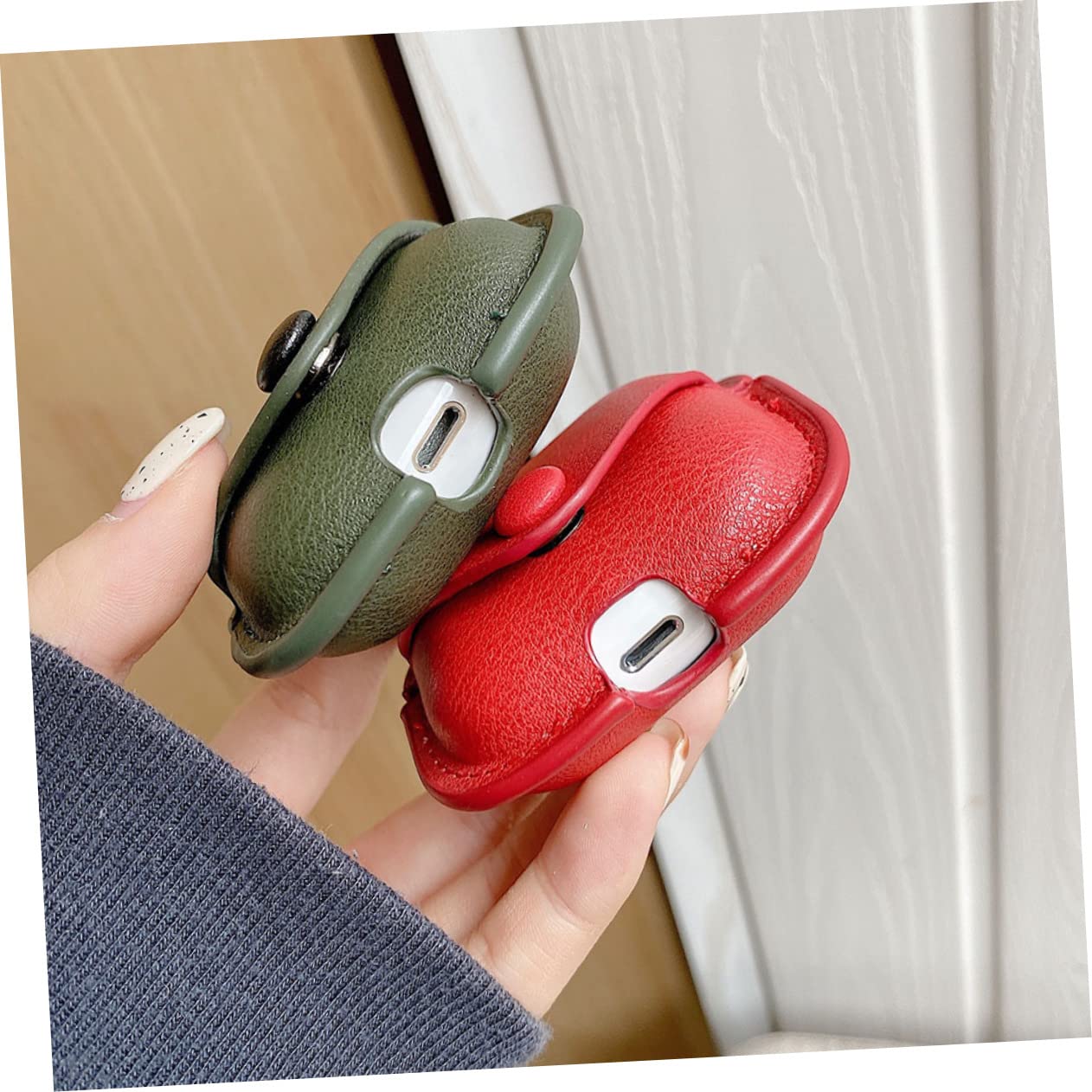 Mikikit Wireless Earbuds 4-Piece Set with Cute Protective Case - Soft Headphone Cover & Decorative Storage Box for AirPods Pro (Perfect for Travel, Workouts & Daily Use)