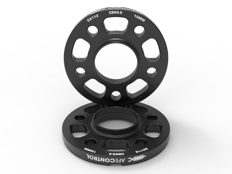 aFe CONTROL Billet Aluminum Wheel Spacers 5x112 CB66.6 15mm - Compatible with Toyota GR Supra & BMW G Series - Perfect for Enhanced Stance & Performance Upgrades