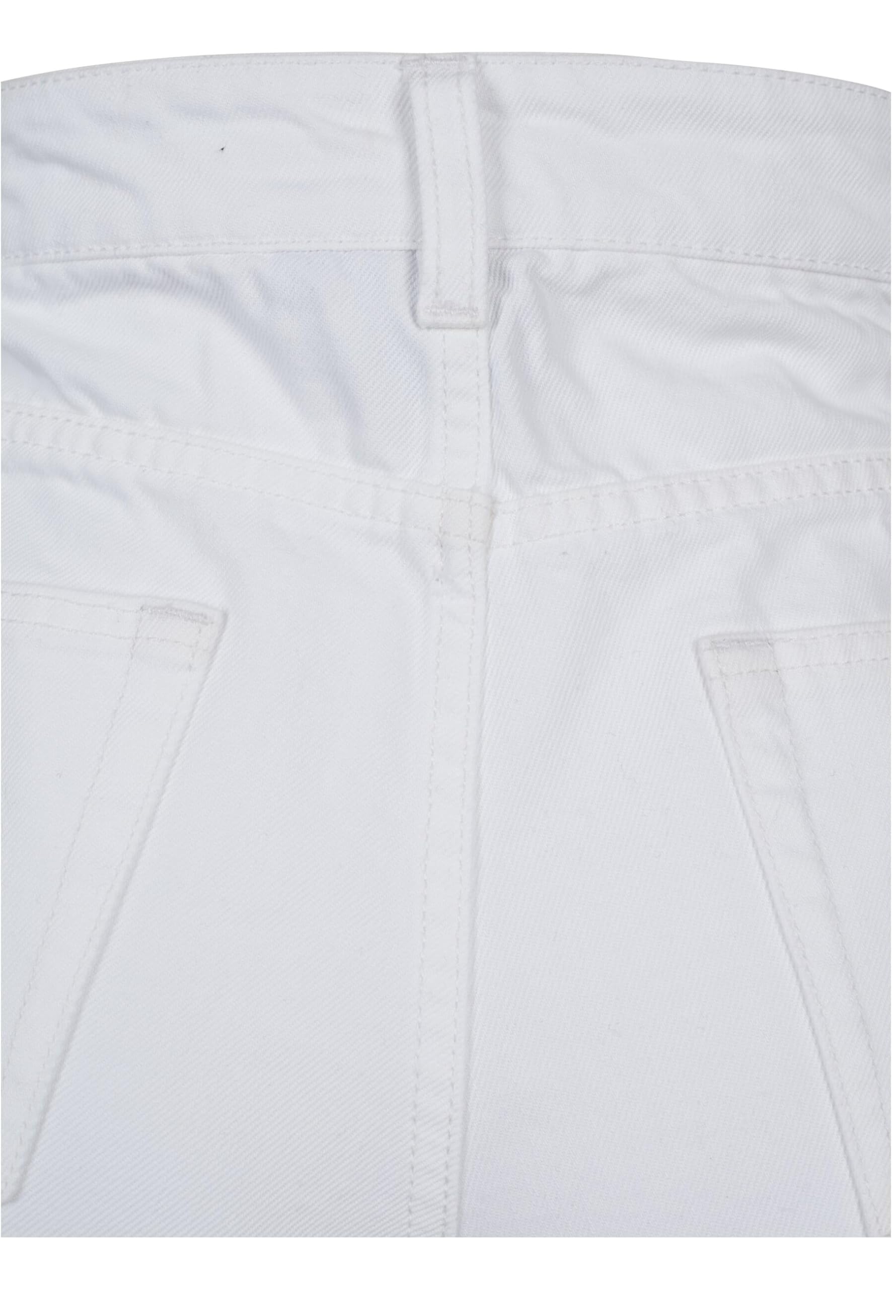 Women's High Waist Denim Shorts - White Size 29 | Stretch Comfort Fit Summer Hot Pants for Casual Outfits, Beach Wear & Street Style Fashion