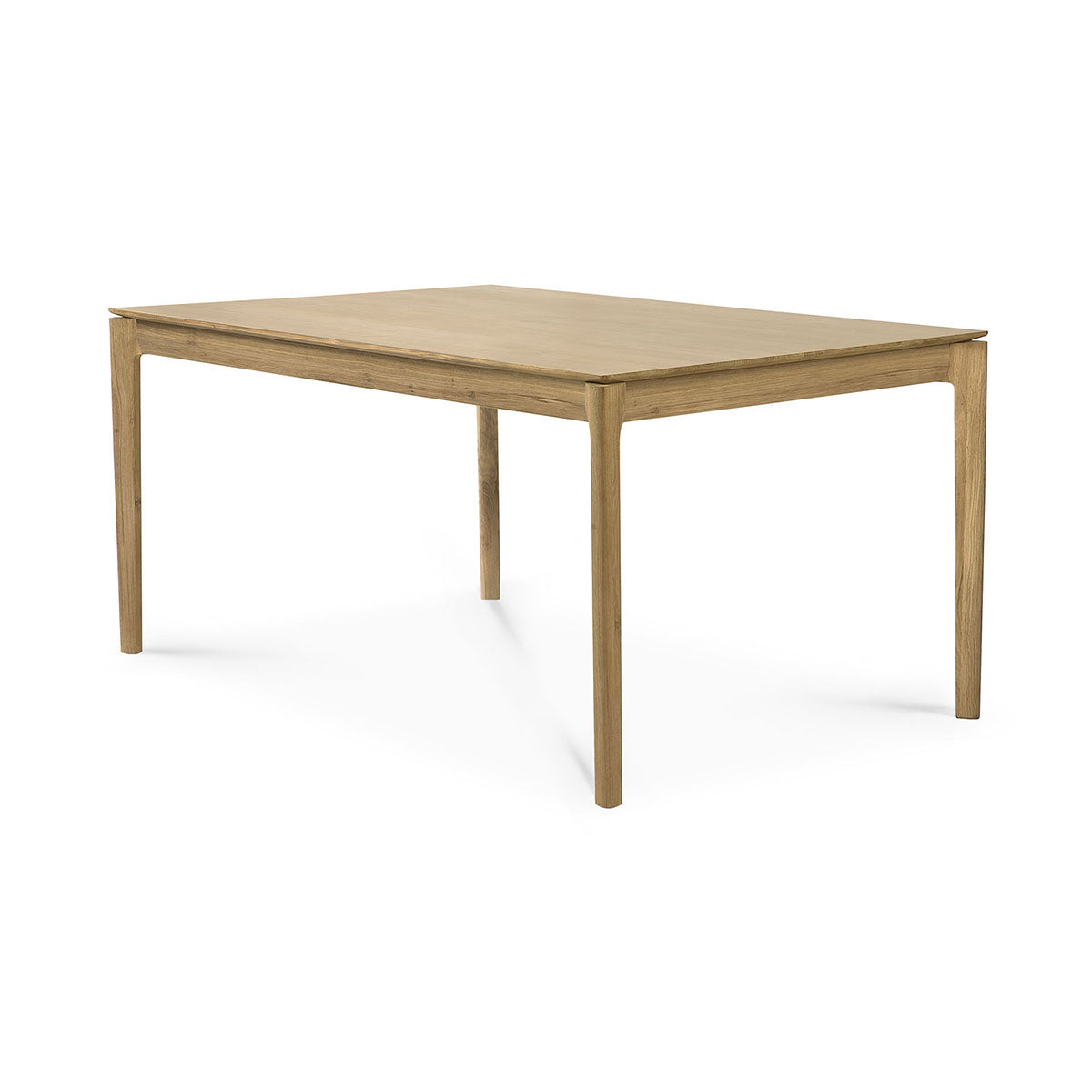 Modern Bok Dining Table - Solid Wood Kitchen Table for 6 - Perfect for Family Gatherings & Dinner Parties