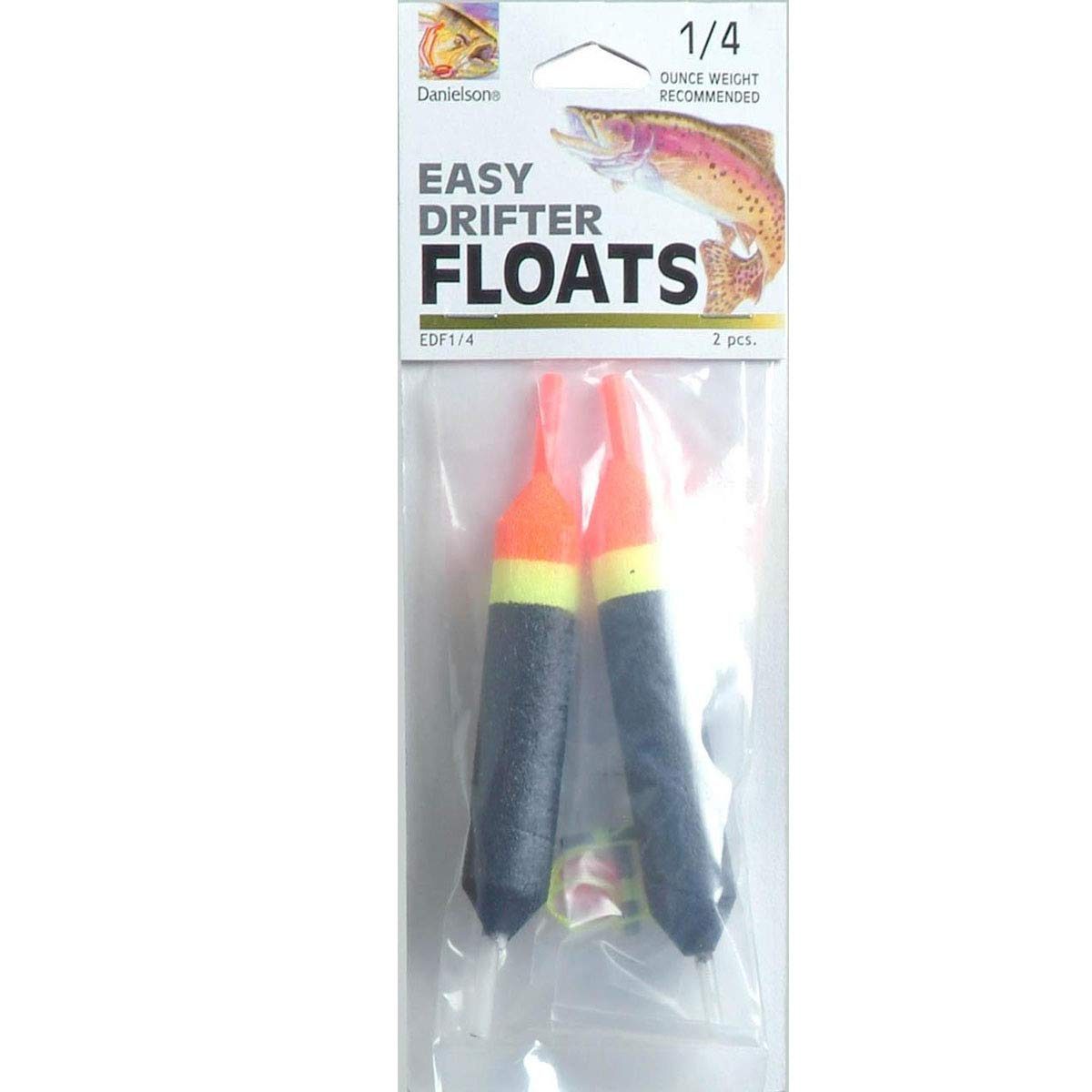 Danielson Float Easy Drifter Fishing Equipment - Premium Fishing Bobber for Bass, Trout & Catfish - Perfect for Freshwater & Saltwater Fishing, Kayak & Shoreline Angling