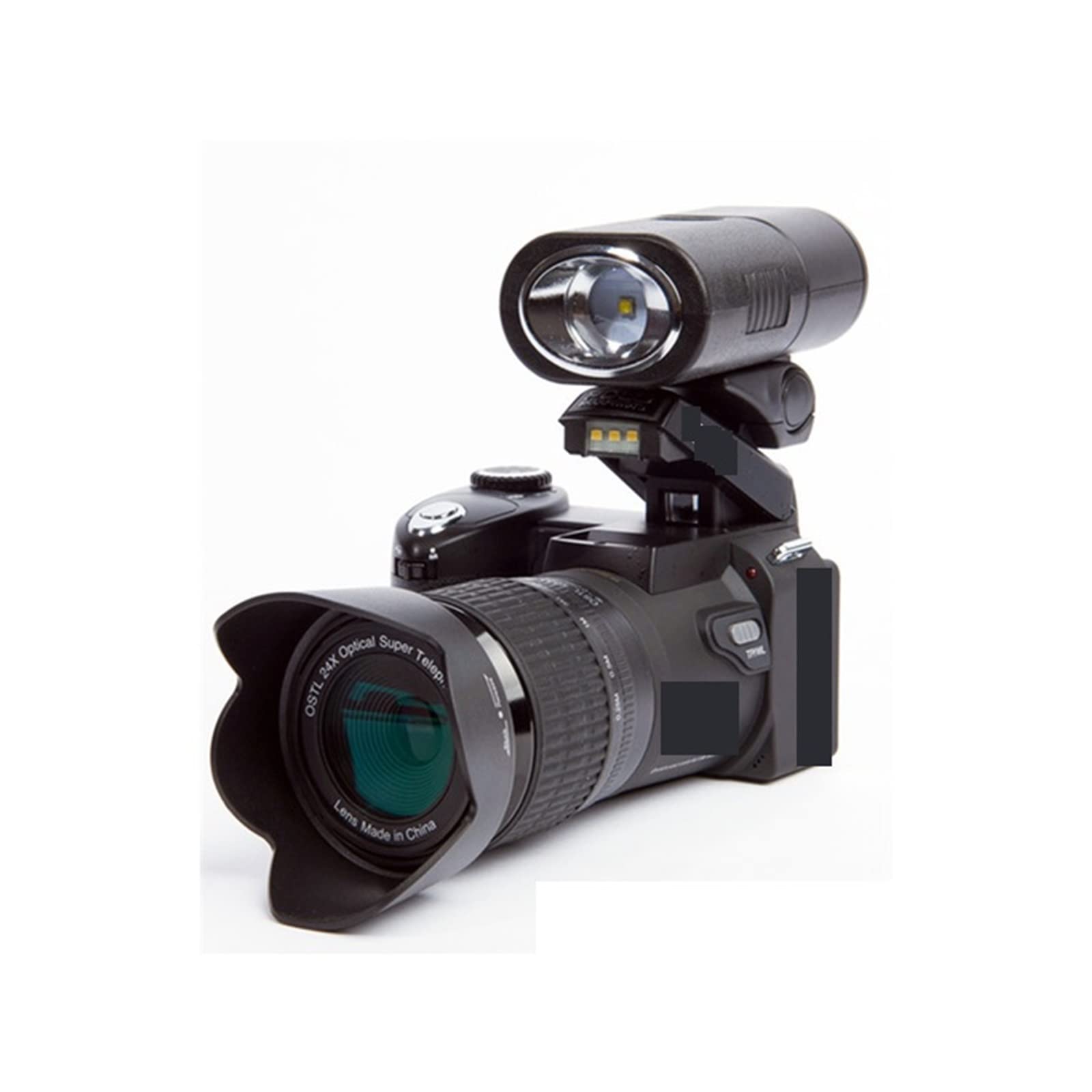 AUBEST 33MP HD Video Camera Camcorder with Wide Angle Lens, 24X Telephoto Zoom, Built-in LED Light & Tripod Set - Perfect for Vlogging, Travel Filming, Home Videos and YouTube Content Creation